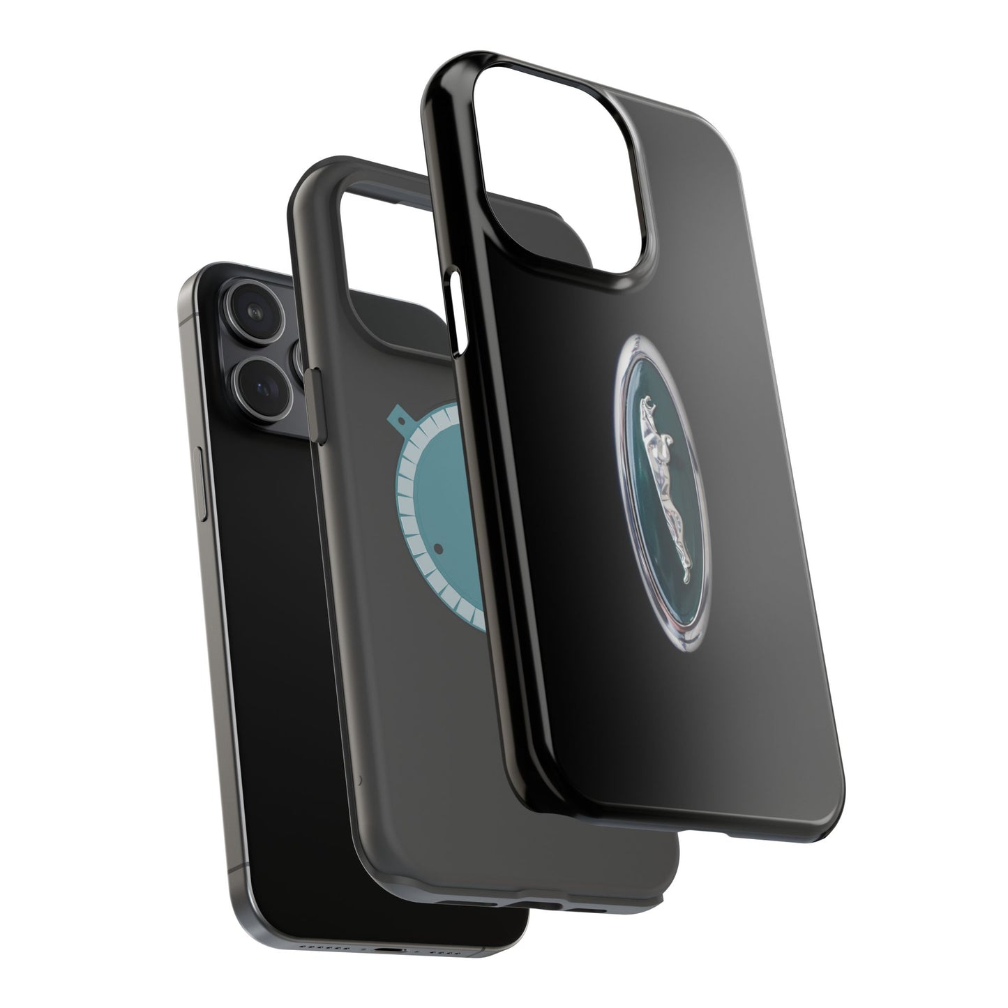 Magnetic Tough Cases, Classic Jaguar 'Leaper' Car Badge, Car Lover Gift, Protective iPhone Cover, Unique Design, Automotive Enthusiast