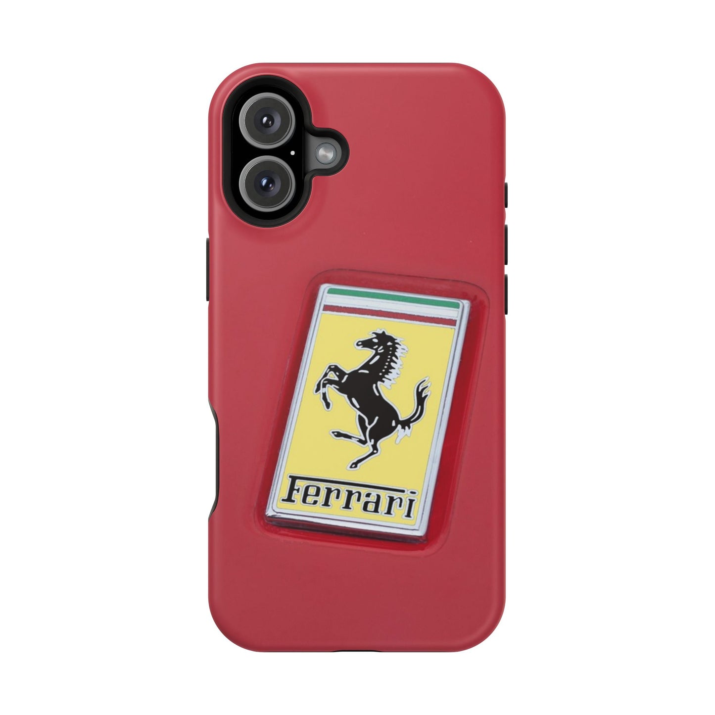 Magnetic iPhone Cases, Legendary Ferrari Badge Design, Tough Phone Case, Protective Cover, Custom Smartphone Shell, Unique Mobile Accessory