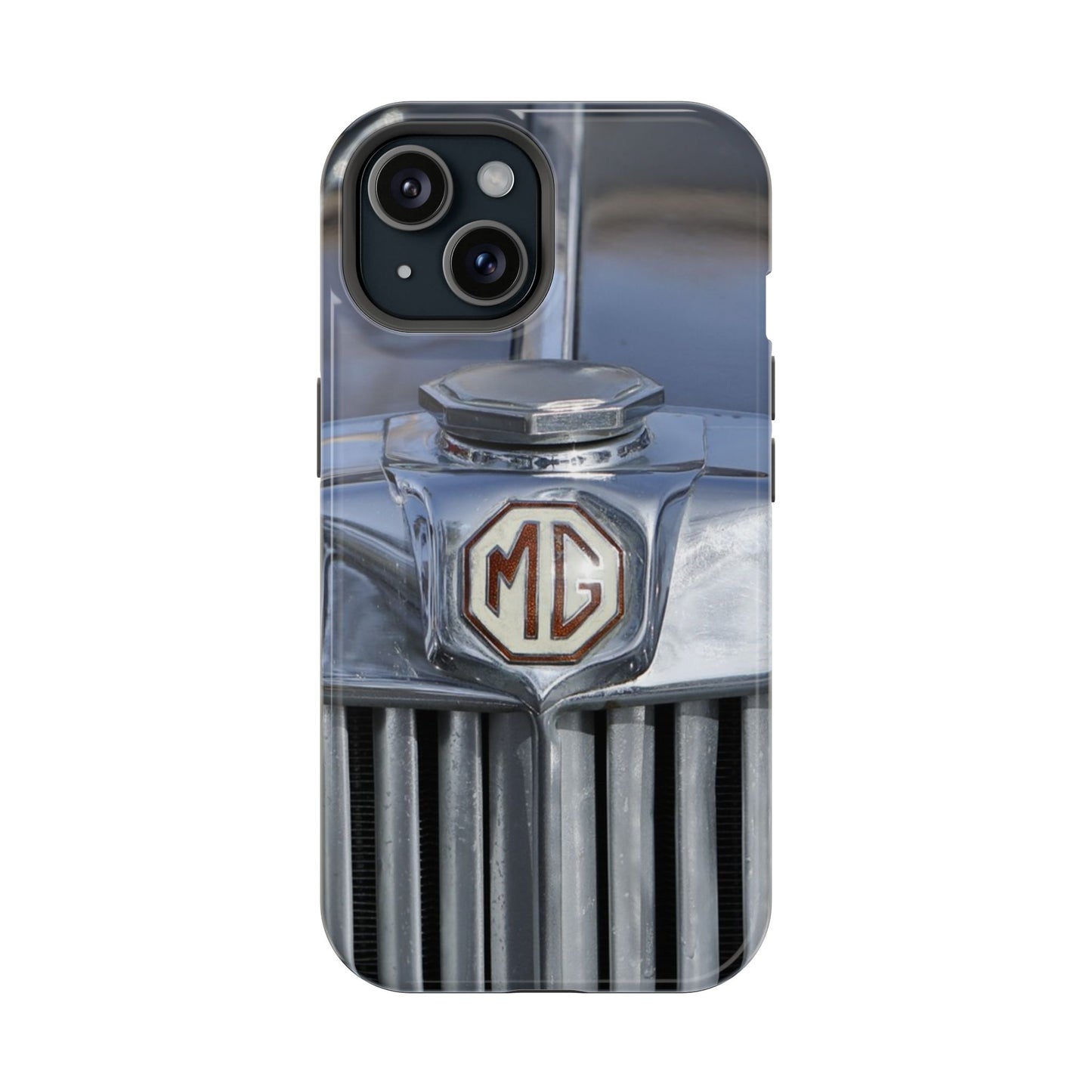 iPhone Case, 1953 MG TD Classic Sports Car Magnetic Tough Case, Vintage Car Gift, Car Enthusiast Phone Cover, Vehicle Lover Tech Accessory,