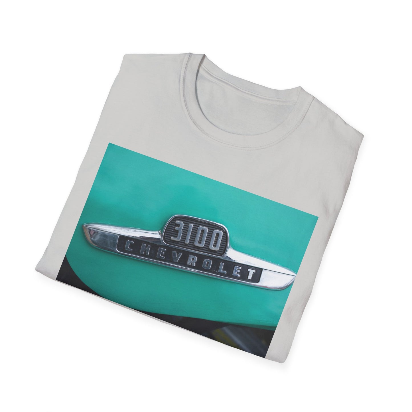 Chevrolet 3100 Classic Car 1/2 Ton Pickup Logo with Chrome Trim.