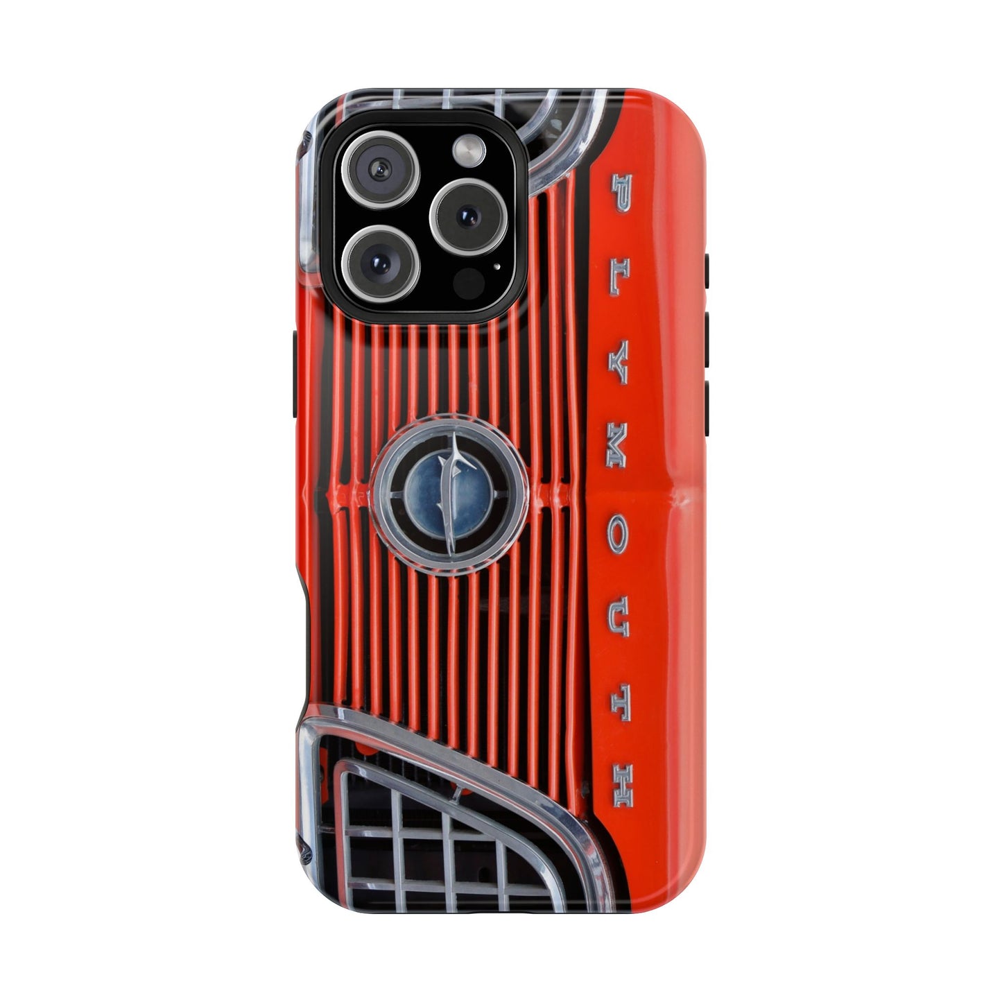 Car Enthusiast Phone Case, Muscle Car Lover Gift, Automotive Grill Design, Auto Fan Accessory, Vehicle Logo Cover, Retro Classic Car