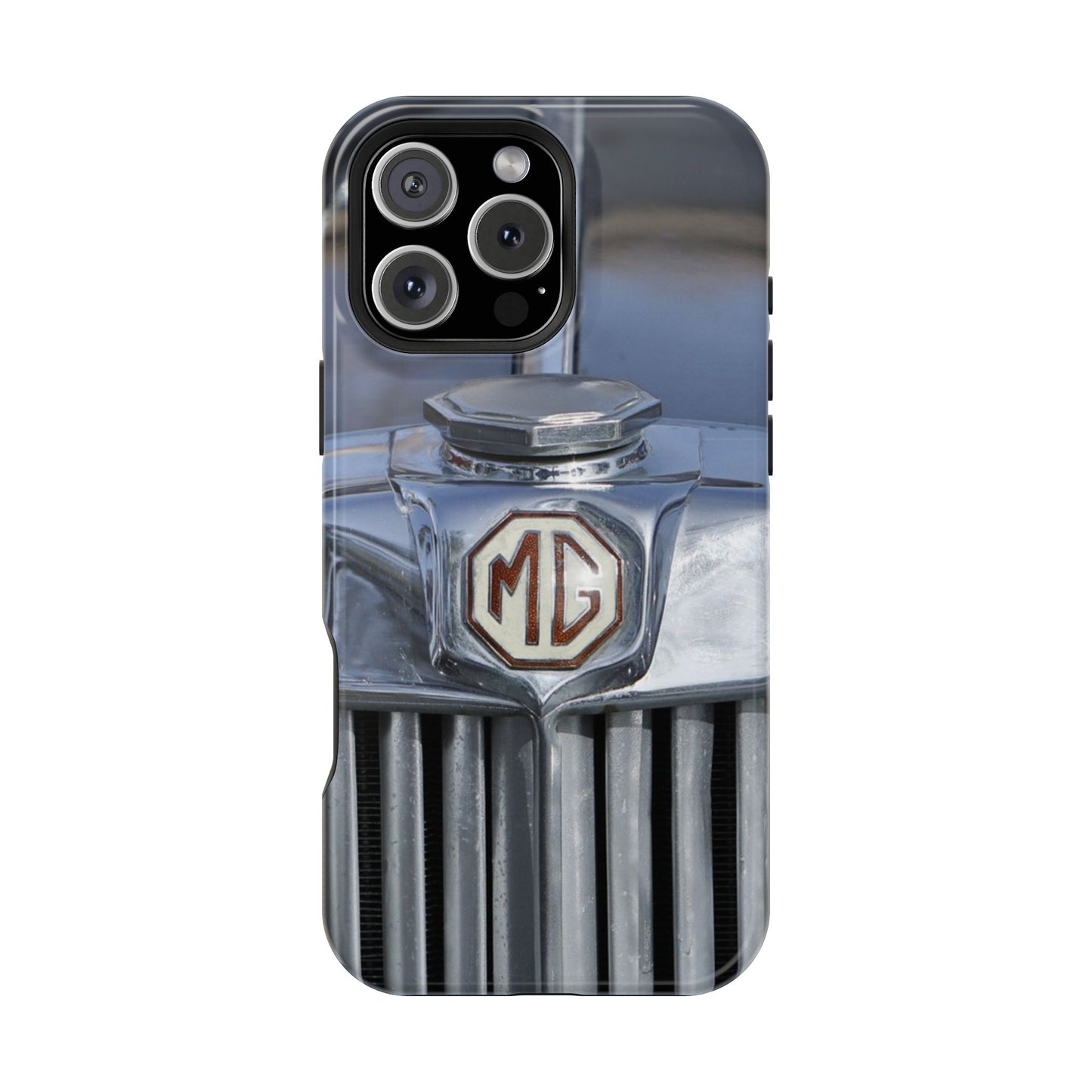 iPhone Case, 1953 MG TD Classic Sports Car Magnetic Tough Case, Vintage Car Gift, Car Enthusiast Phone Cover, Vehicle Lover Tech Accessory,