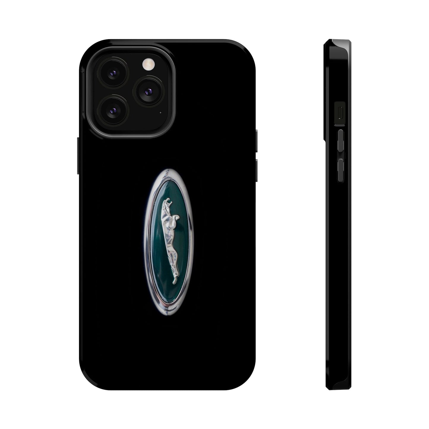 Magnetic Tough Cases, Classic Jaguar 'Leaper' Car Badge, Car Lover Gift, Protective iPhone Cover, Unique Design, Automotive Enthusiast