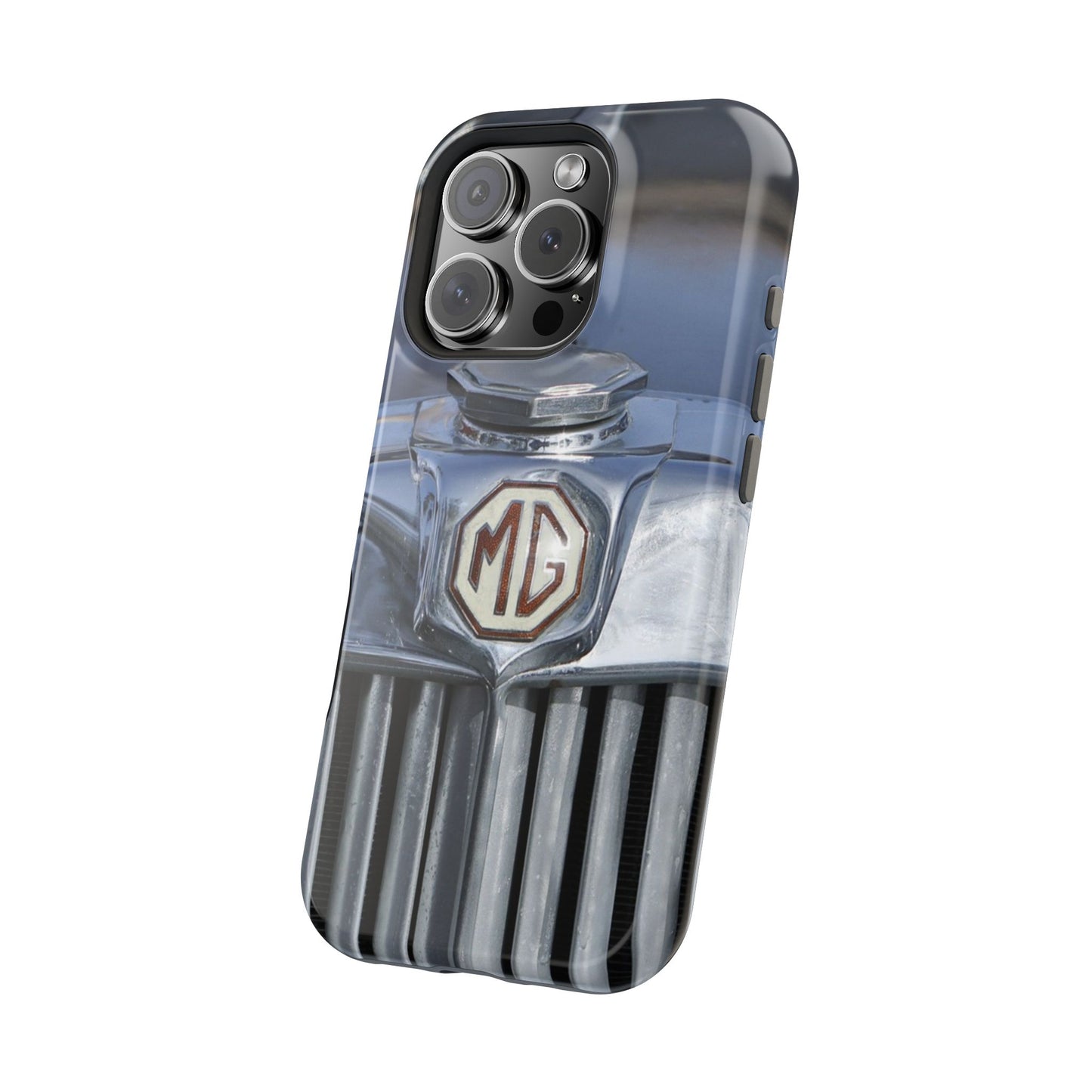 iPhone Case, 1953 MG TD Classic Sports Car Magnetic Tough Case, Vintage Car Gift, Car Enthusiast Phone Cover, Vehicle Lover Tech Accessory,