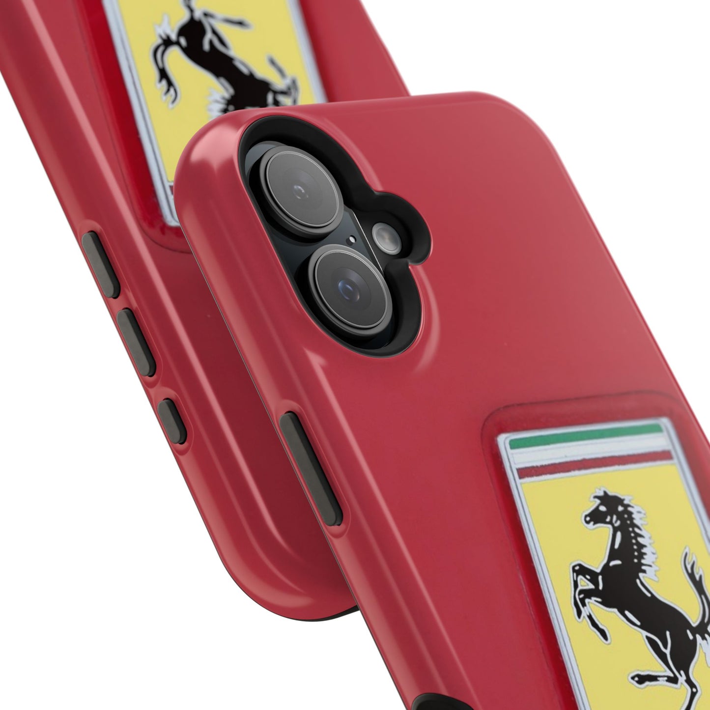 Magnetic iPhone Cases, Legendary Ferrari Badge Design, Tough Phone Case, Protective Cover, Custom Smartphone Shell, Unique Mobile Accessory