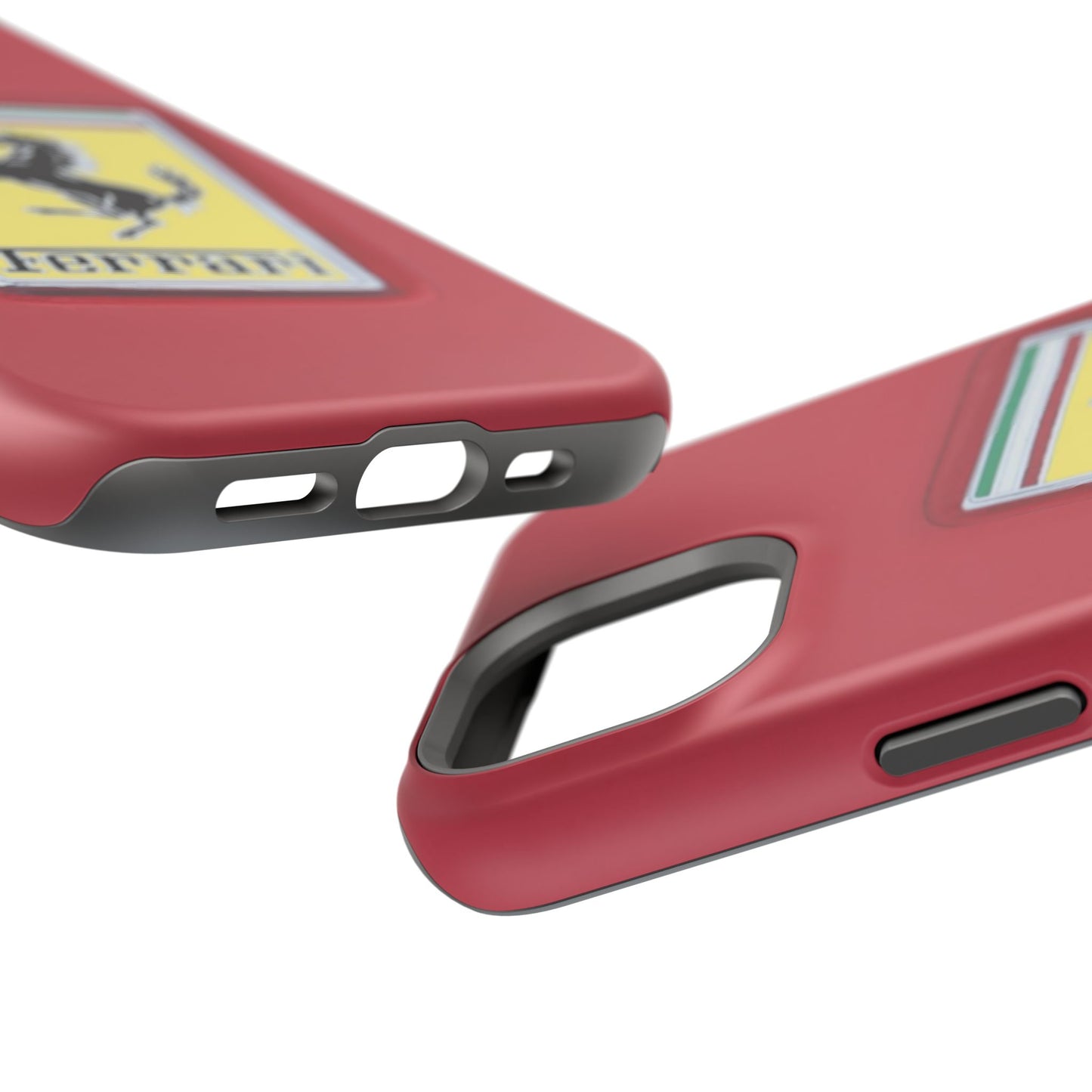 Magnetic iPhone Cases, Legendary Ferrari Badge Design, Tough Phone Case, Protective Cover, Custom Smartphone Shell, Unique Mobile Accessory