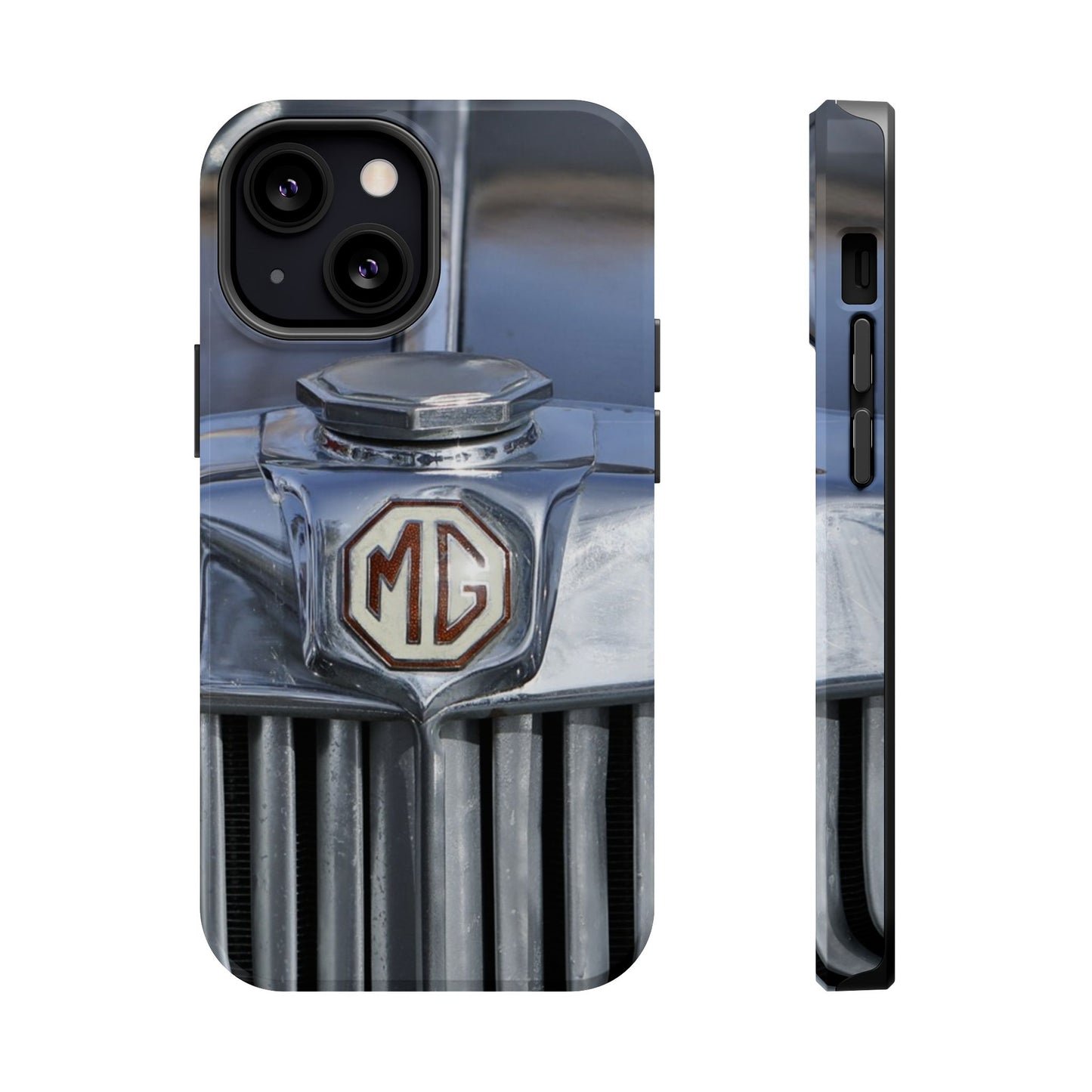 iPhone Case, 1953 MG TD Classic Sports Car Magnetic Tough Case, Vintage Car Gift, Car Enthusiast Phone Cover, Vehicle Lover Tech Accessory,