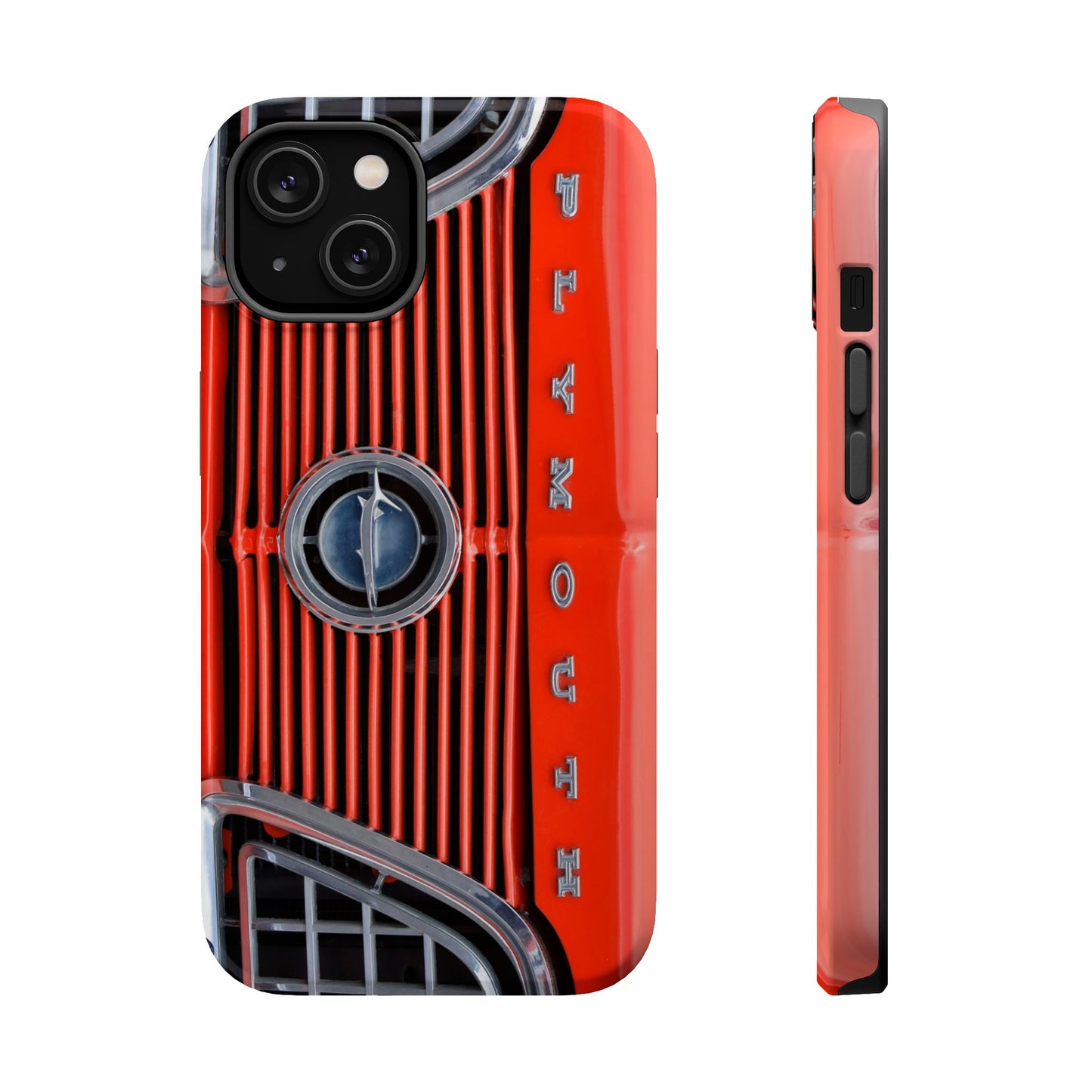 Car Enthusiast Phone Case, Muscle Car Lover Gift, Automotive Grill Design, Auto Fan Accessory, Vehicle Logo Cover, Retro Classic Car