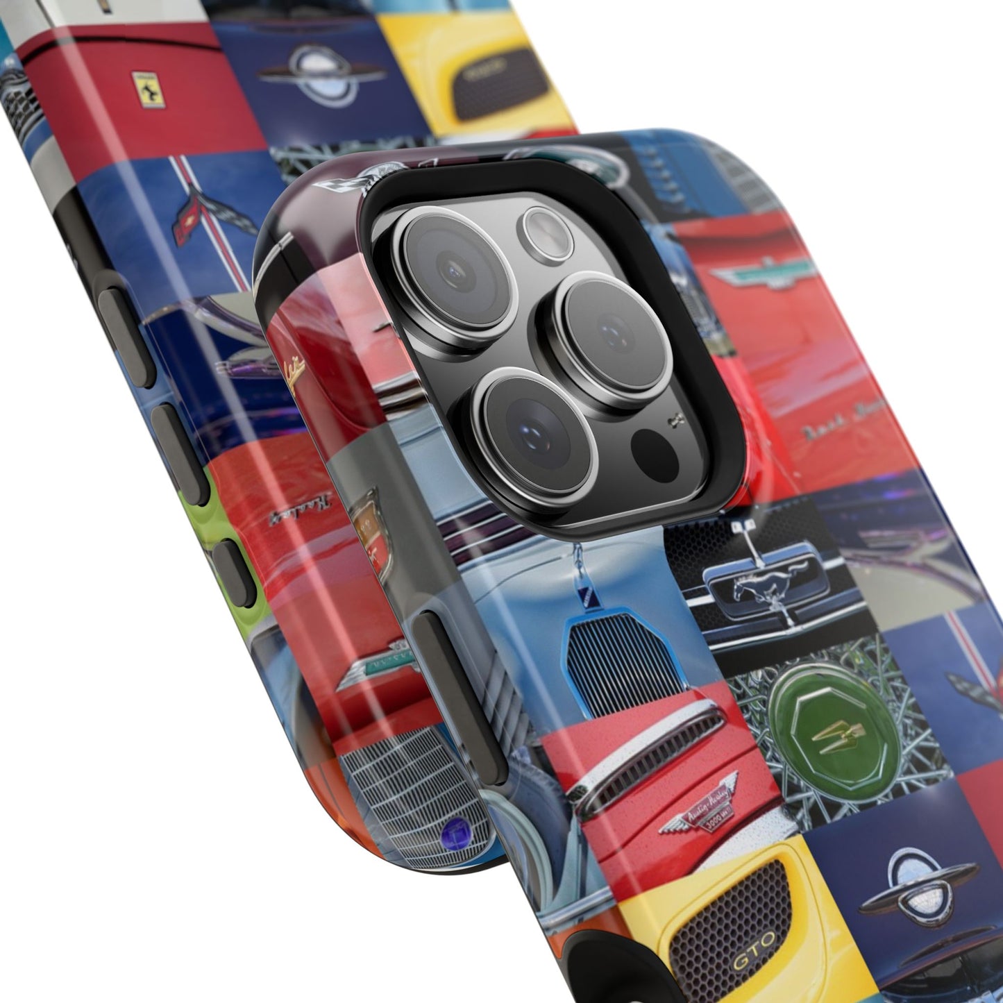 Magnetic Tough Cases, Muscle Car Logo Badges, Classic Car Details - iPhone Accessories, Protective Cover, Vehicle Enthusiast Gift, Car Lover