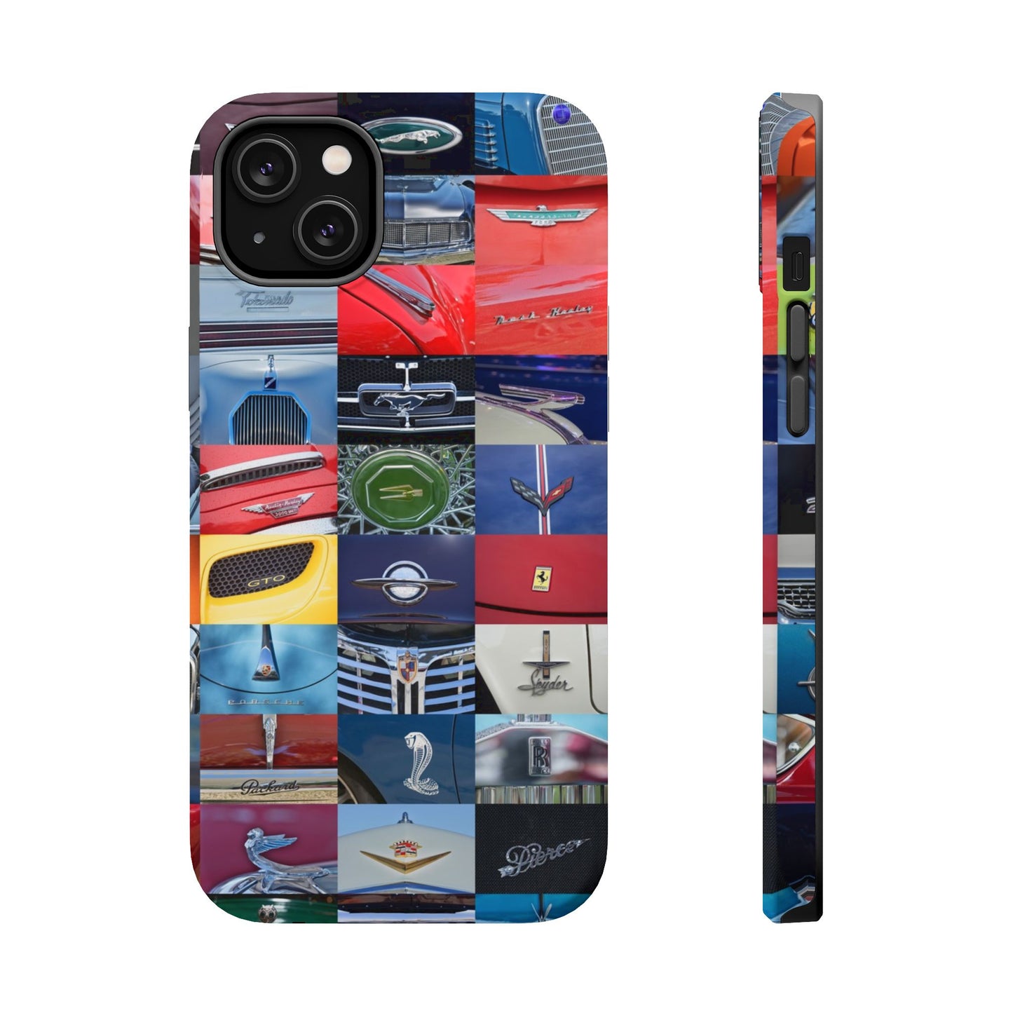 Magnetic Tough Cases, Muscle Car Logo Badges, Classic Car Details - iPhone Accessories, Protective Cover, Vehicle Enthusiast Gift, Car Lover