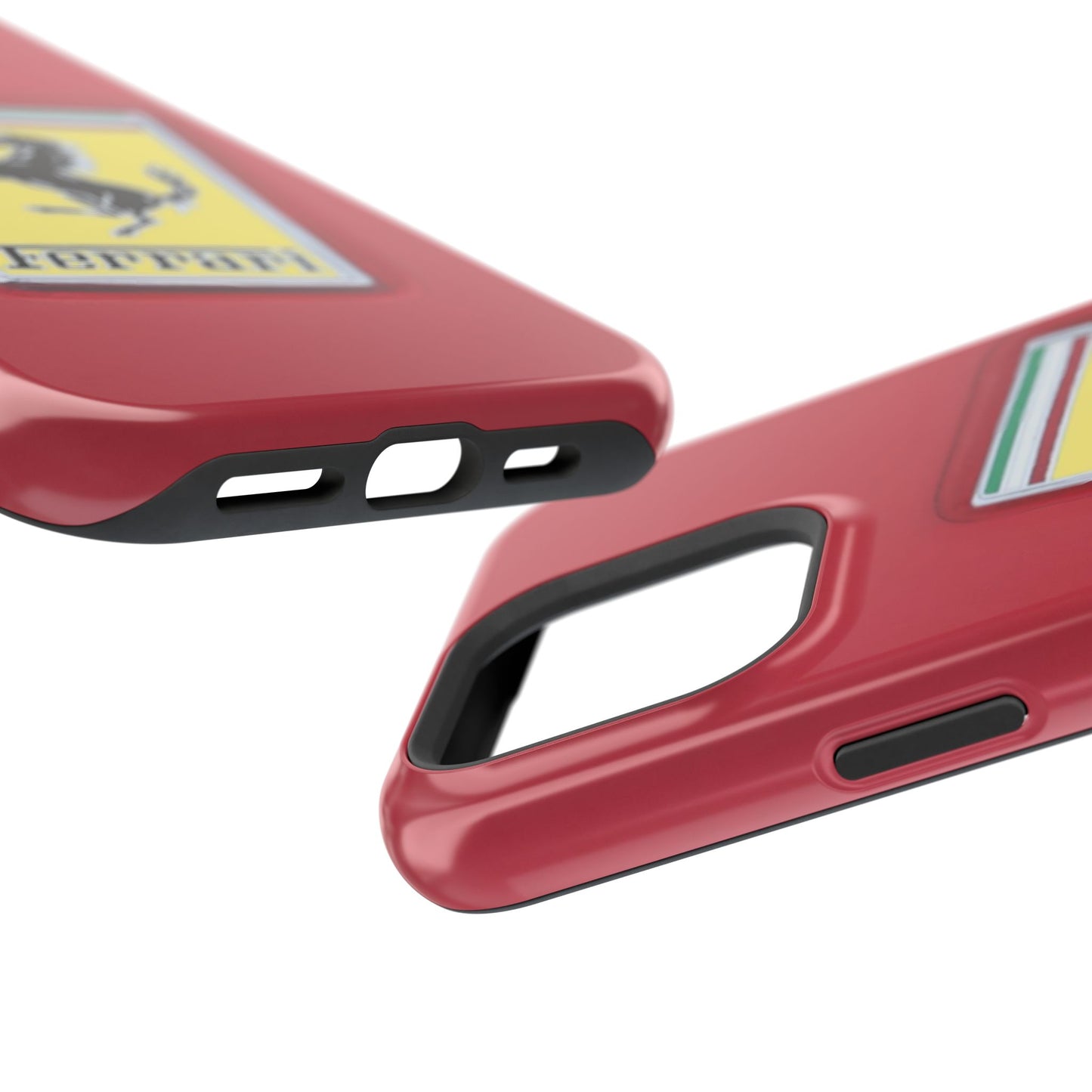 Magnetic iPhone Cases, Legendary Ferrari Badge Design, Tough Phone Case, Protective Cover, Custom Smartphone Shell, Unique Mobile Accessory
