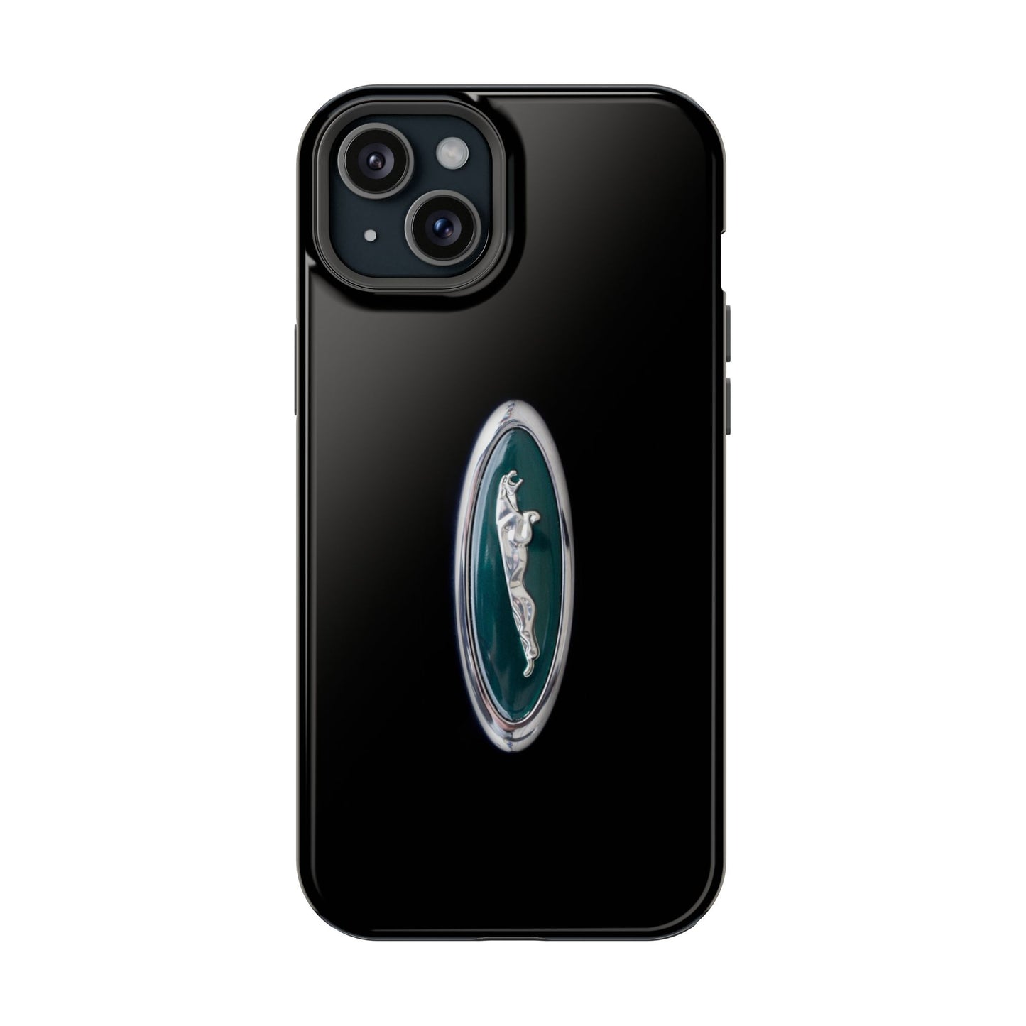 Magnetic Tough Cases, Classic Jaguar 'Leaper' Car Badge, Car Lover Gift, Protective iPhone Cover, Unique Design, Automotive Enthusiast