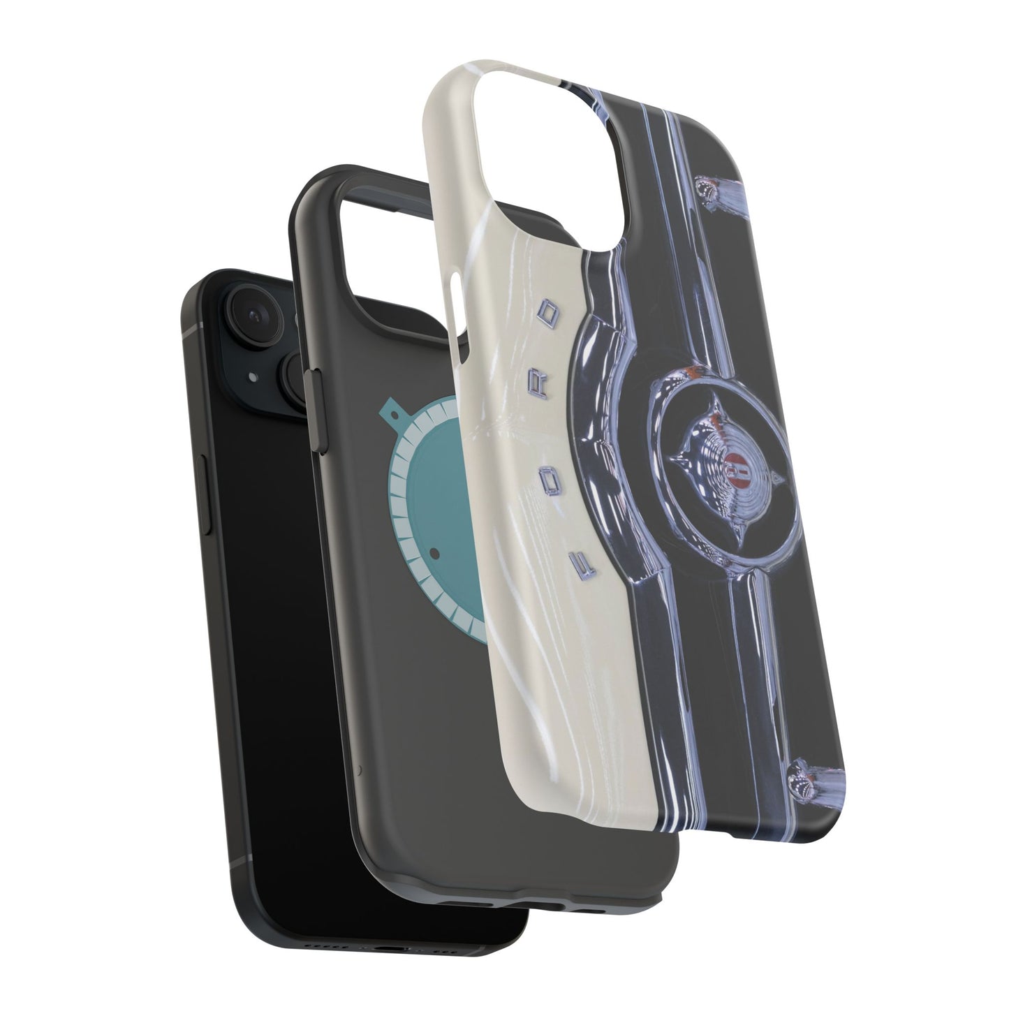Vintage Car Magnetic Tough iPhone Cases - Automotive Lover's Phone Covers, Gift for Car Enthusiasts, Classic Car Accessories, Unique Phone