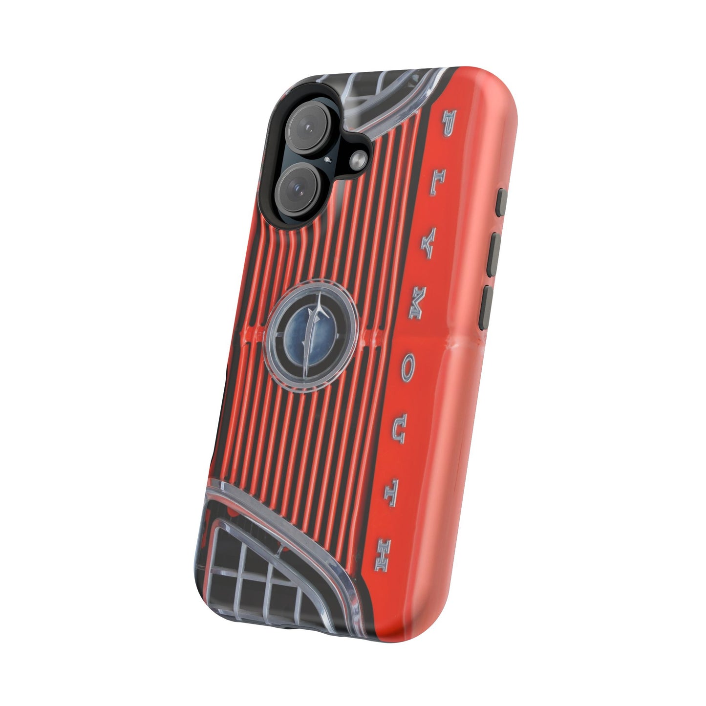 Car Enthusiast Phone Case, Muscle Car Lover Gift, Automotive Grill Design, Auto Fan Accessory, Vehicle Logo Cover, Retro Classic Car