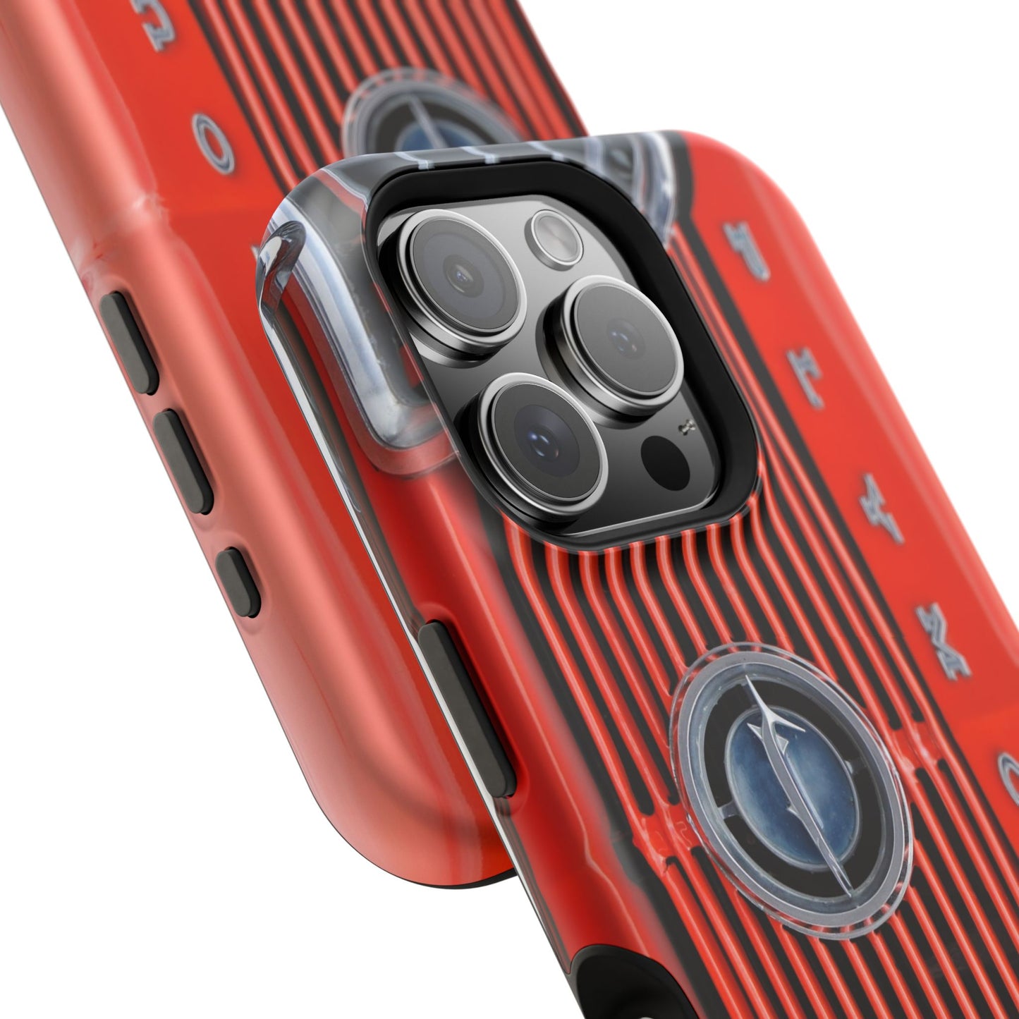 Car Enthusiast Phone Case, Muscle Car Lover Gift, Automotive Grill Design, Auto Fan Accessory, Vehicle Logo Cover, Retro Classic Car