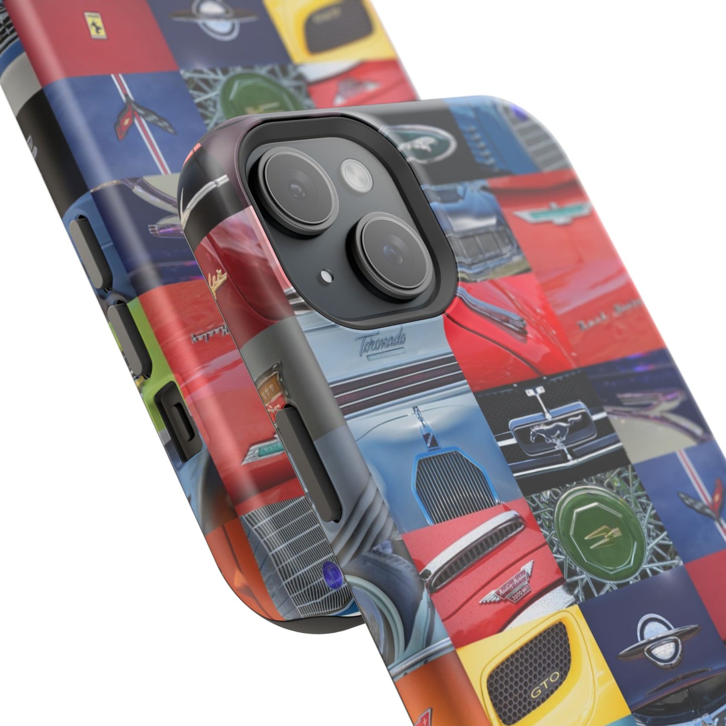 Magnetic Tough Cases, Muscle Car Logo Badges, Classic Car Details - iPhone Accessories, Protective Cover, Vehicle Enthusiast Gift, Car Lover