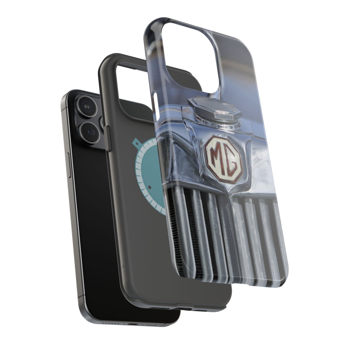 iPhone Case, 1953 MG TD Classic Sports Car Magnetic Tough Case, Vintage Car Gift, Car Enthusiast Phone Cover, Vehicle Lover Tech Accessory,