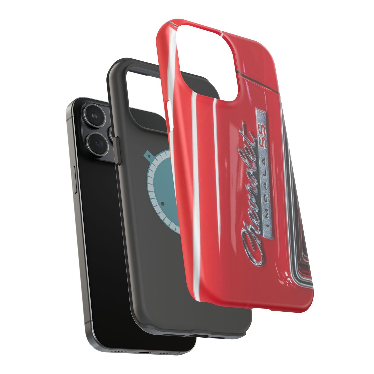 Magnetic Tough Cases, Chevrolet Impala SS classic muscle car logo badge, Protective Phone Cover, Vintage Car Lover Gift, Custom Phone Case,