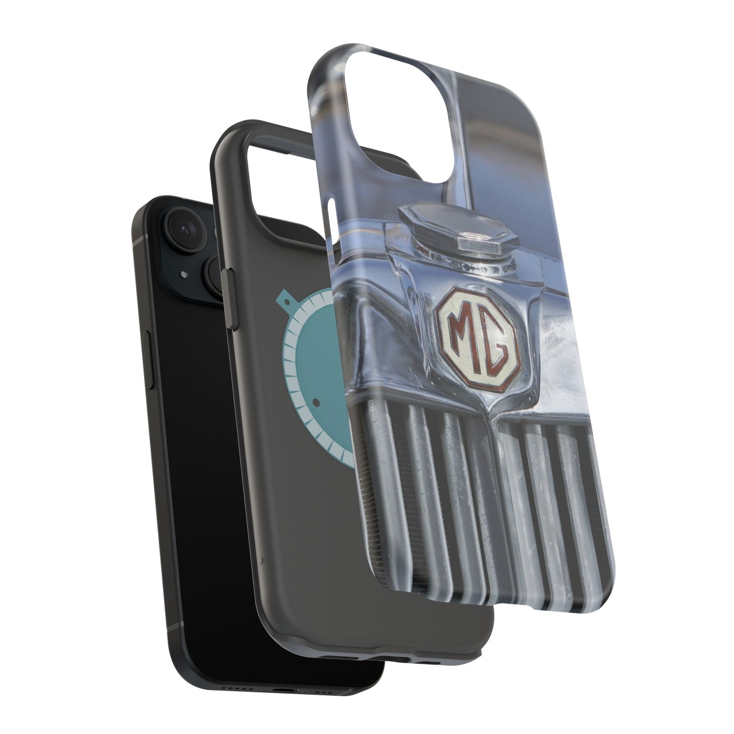 iPhone Case, 1953 MG TD Classic Sports Car Magnetic Tough Case, Vintage Car Gift, Car Enthusiast Phone Cover, Vehicle Lover Tech Accessory,