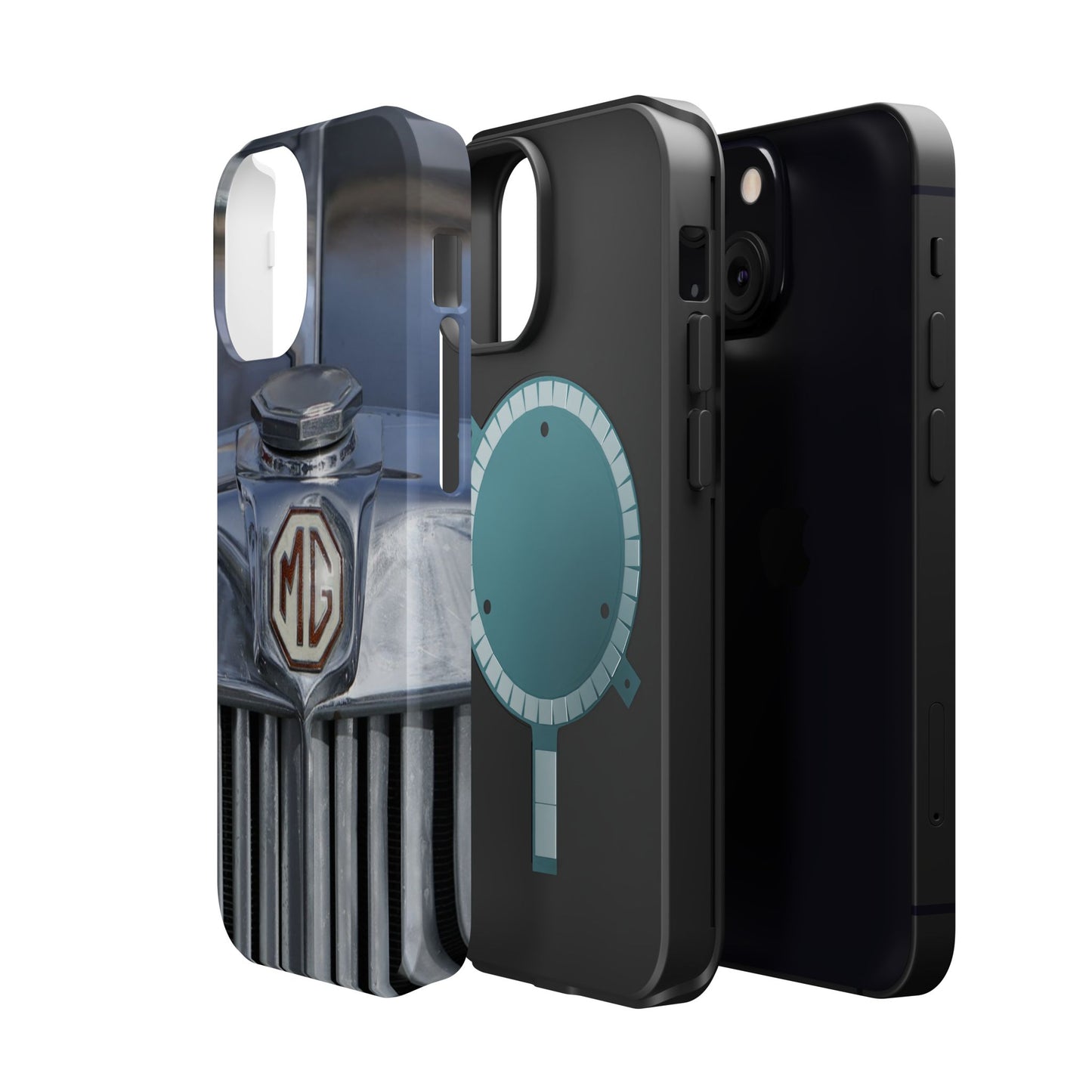 iPhone Case, 1953 MG TD Classic Sports Car Magnetic Tough Case, Vintage Car Gift, Car Enthusiast Phone Cover, Vehicle Lover Tech Accessory,