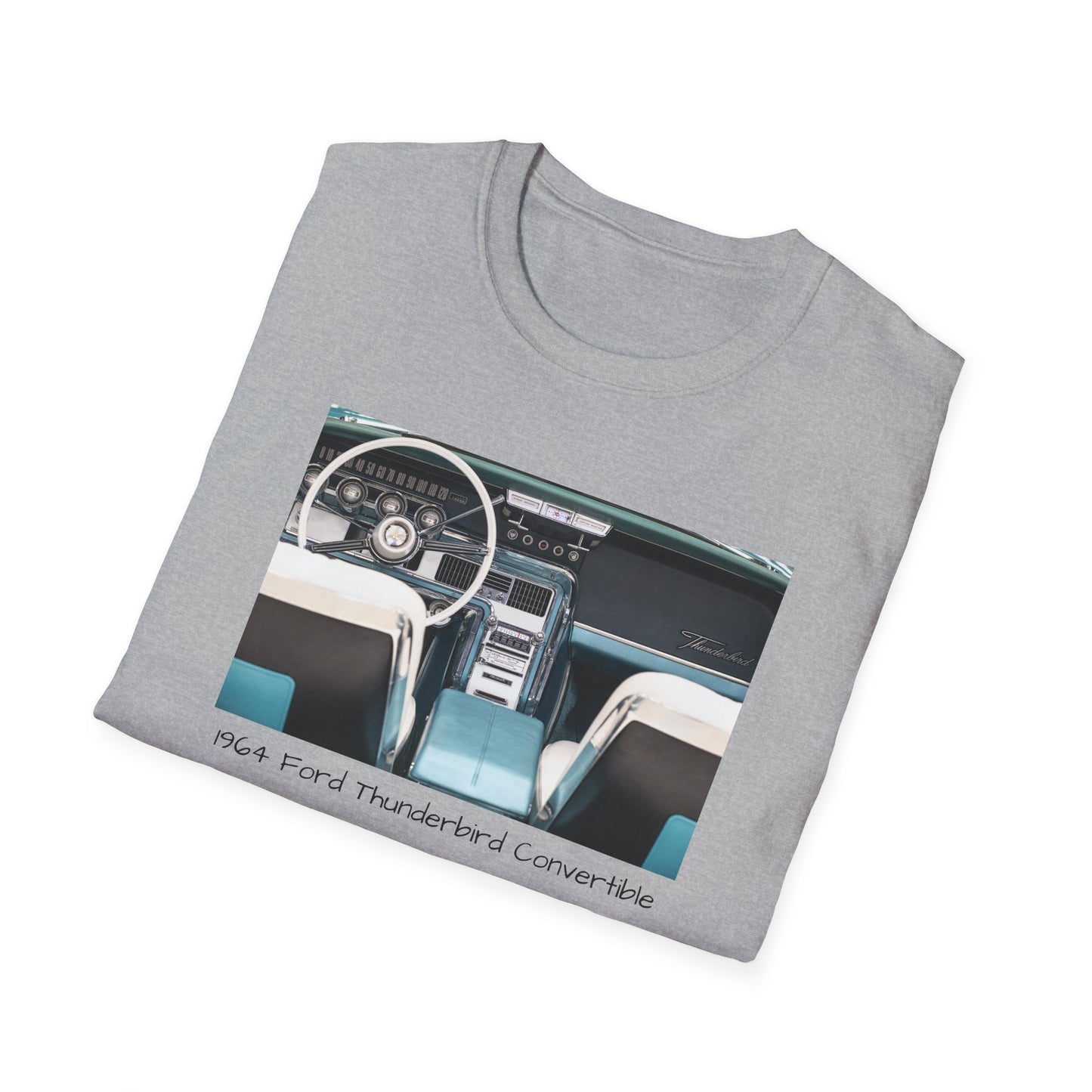 Copy of Classic Car T-Shirt, Vintage Car Tee, Retro Car Shirt, Car Lover Gift, Muscle Car Apparel, Ford Thunderbird, Convertible