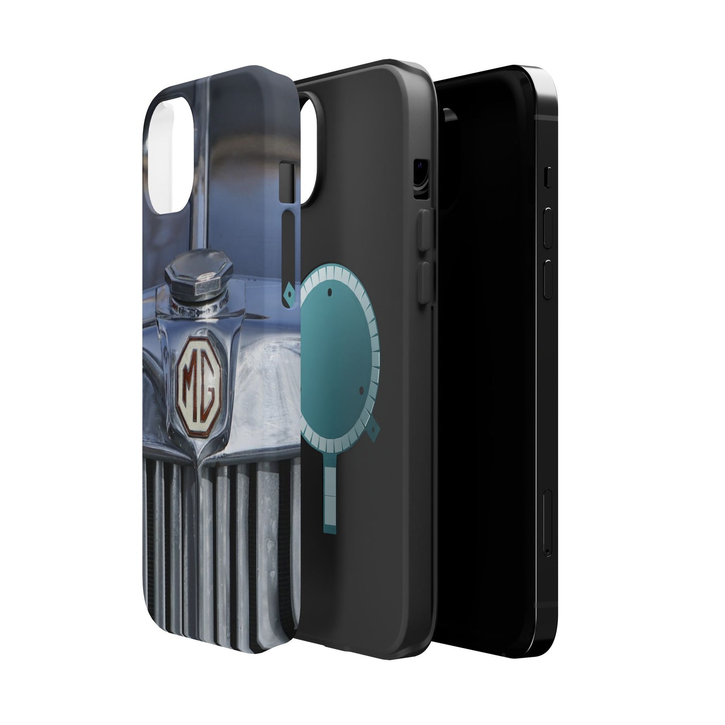 iPhone Case, 1953 MG TD Classic Sports Car Magnetic Tough Case, Vintage Car Gift, Car Enthusiast Phone Cover, Vehicle Lover Tech Accessory,