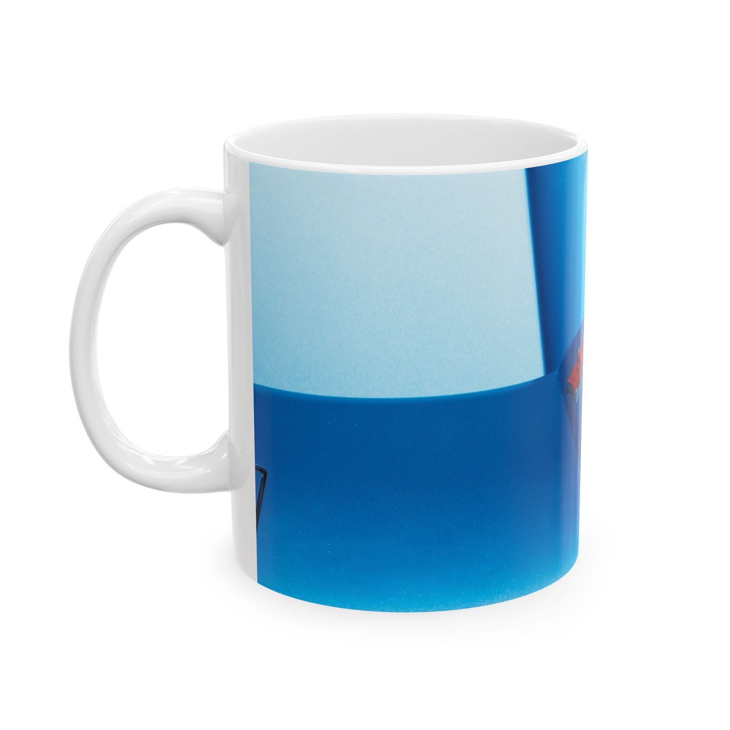 Chevrolet Corvette Classic Car Badge on an 11 or 15oz Ceramic Mug, a Perfect Gift for Your Favorite Car Guy.