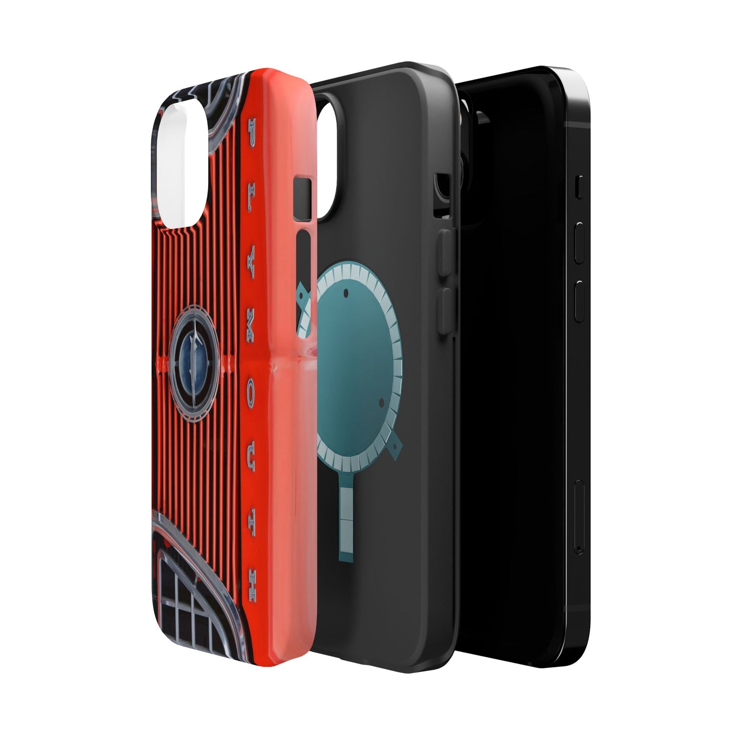 Car Enthusiast Phone Case, Muscle Car Lover Gift, Automotive Grill Design, Auto Fan Accessory, Vehicle Logo Cover, Retro Classic Car