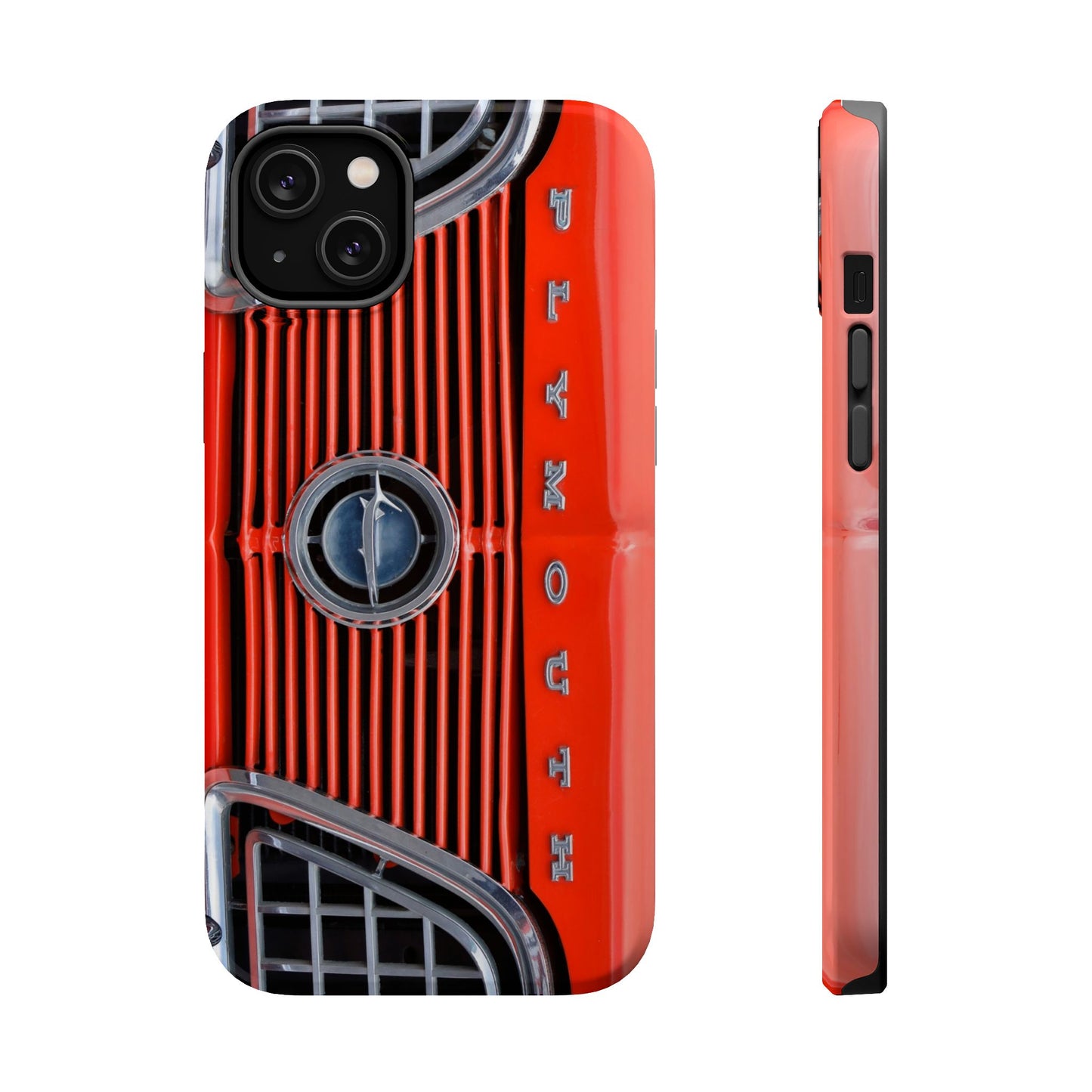 Car Enthusiast Phone Case, Muscle Car Lover Gift, Automotive Grill Design, Auto Fan Accessory, Vehicle Logo Cover, Retro Classic Car