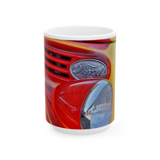 Classic car Ford Hot Rod ready to rock 11 or 15oz ceramic mugs.