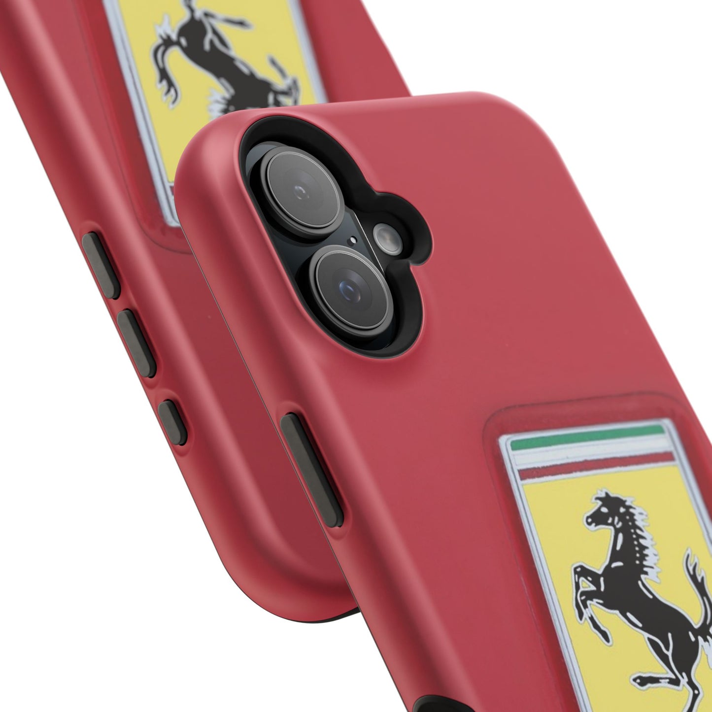 Magnetic iPhone Cases, Legendary Ferrari Badge Design, Tough Phone Case, Protective Cover, Custom Smartphone Shell, Unique Mobile Accessory
