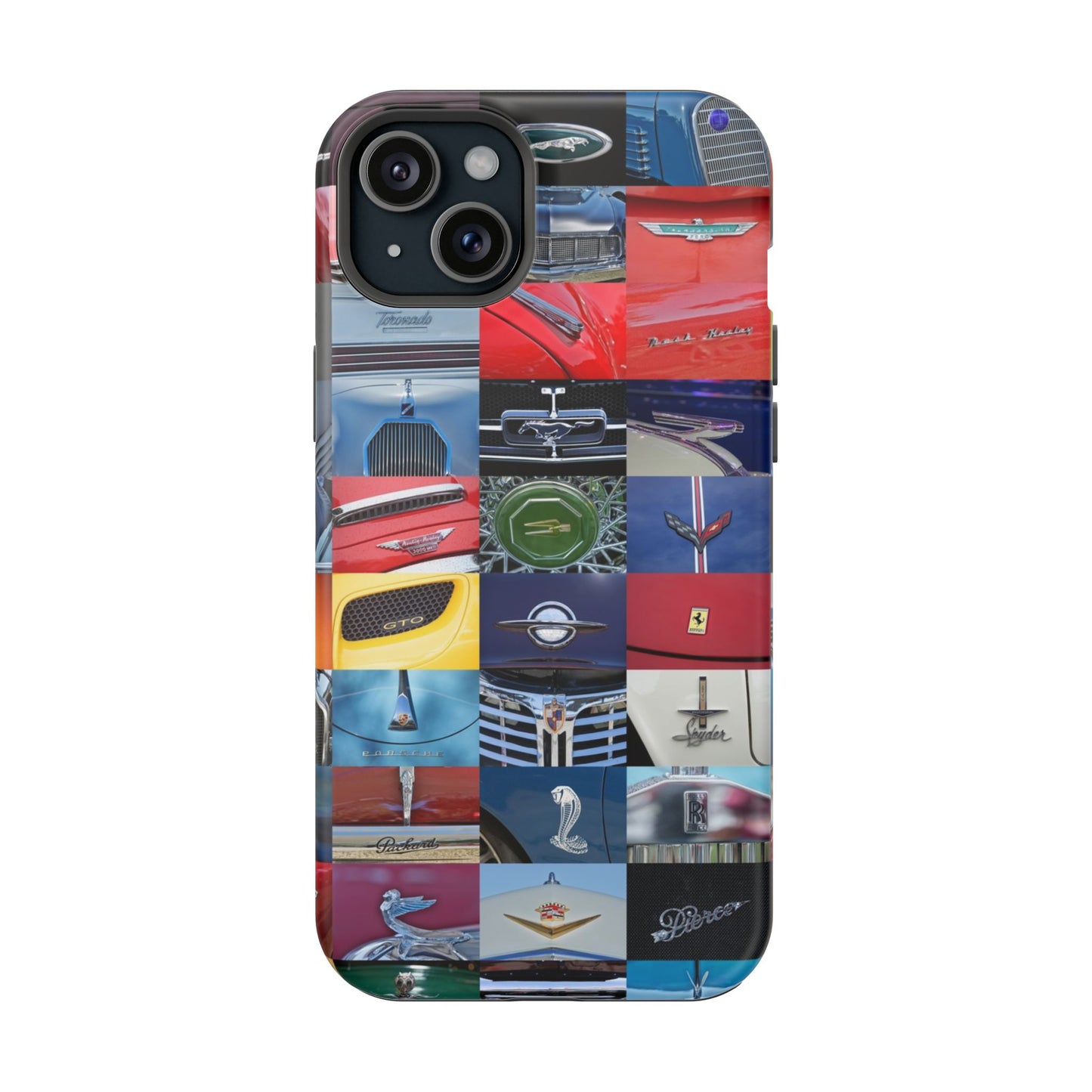 Magnetic Tough Cases, Muscle Car Logo Badges, Classic Car Details - iPhone Accessories, Protective Cover, Vehicle Enthusiast Gift, Car Lover