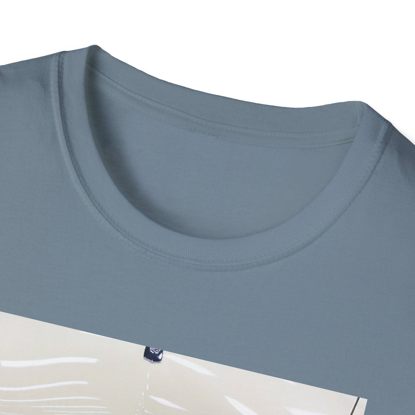 Vintage Car Grill Unisex Softstyle T-Shirt with 1949 Ford Country Squire Design
