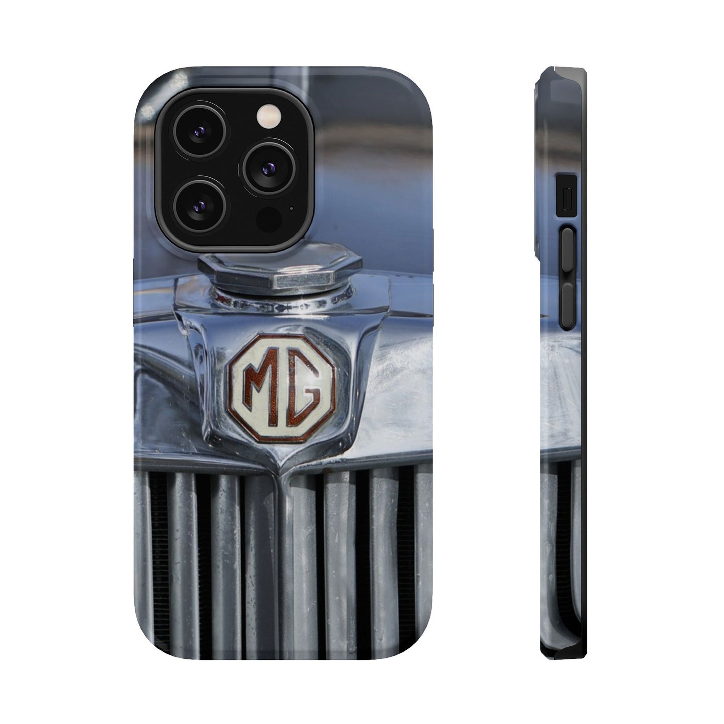 iPhone Case, 1953 MG TD Classic Sports Car Magnetic Tough Case, Vintage Car Gift, Car Enthusiast Phone Cover, Vehicle Lover Tech Accessory,