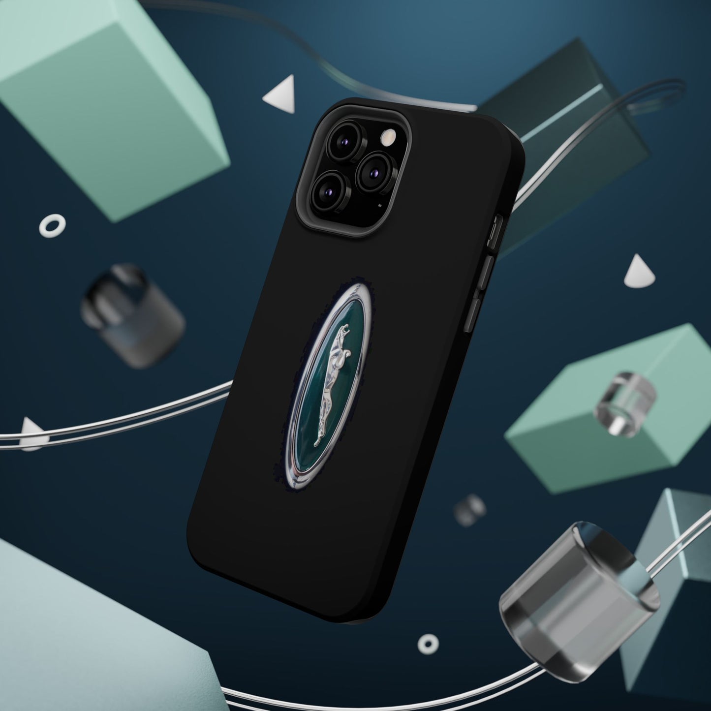Magnetic Tough Cases, Classic Jaguar 'Leaper' Car Badge, Car Lover Gift, Protective iPhone Cover, Unique Design, Automotive Enthusiast