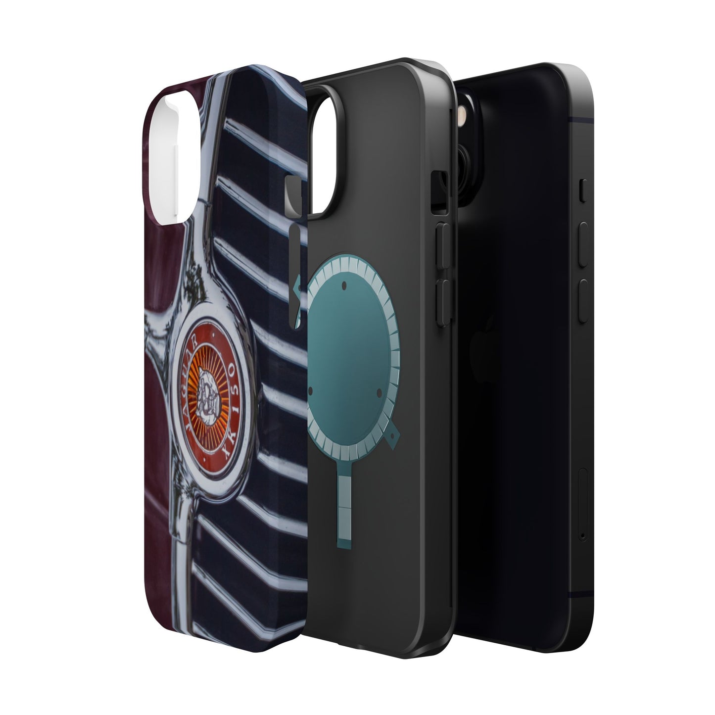 iPhone Cases, Jaguar XK 150 Sports Car Logo, Tough, Magnetic, Protective, Customizable, Car Lover Gift For Him, Father's Day