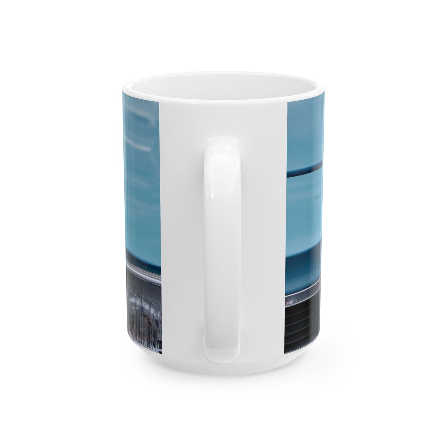 Vintage Muscle Car Ceramic Mug, Retro Auto Coffee Cup, Classic Vehicle Drinkware, Gift for Him, Classic Chevelle, Chevrolet, Classic Car,