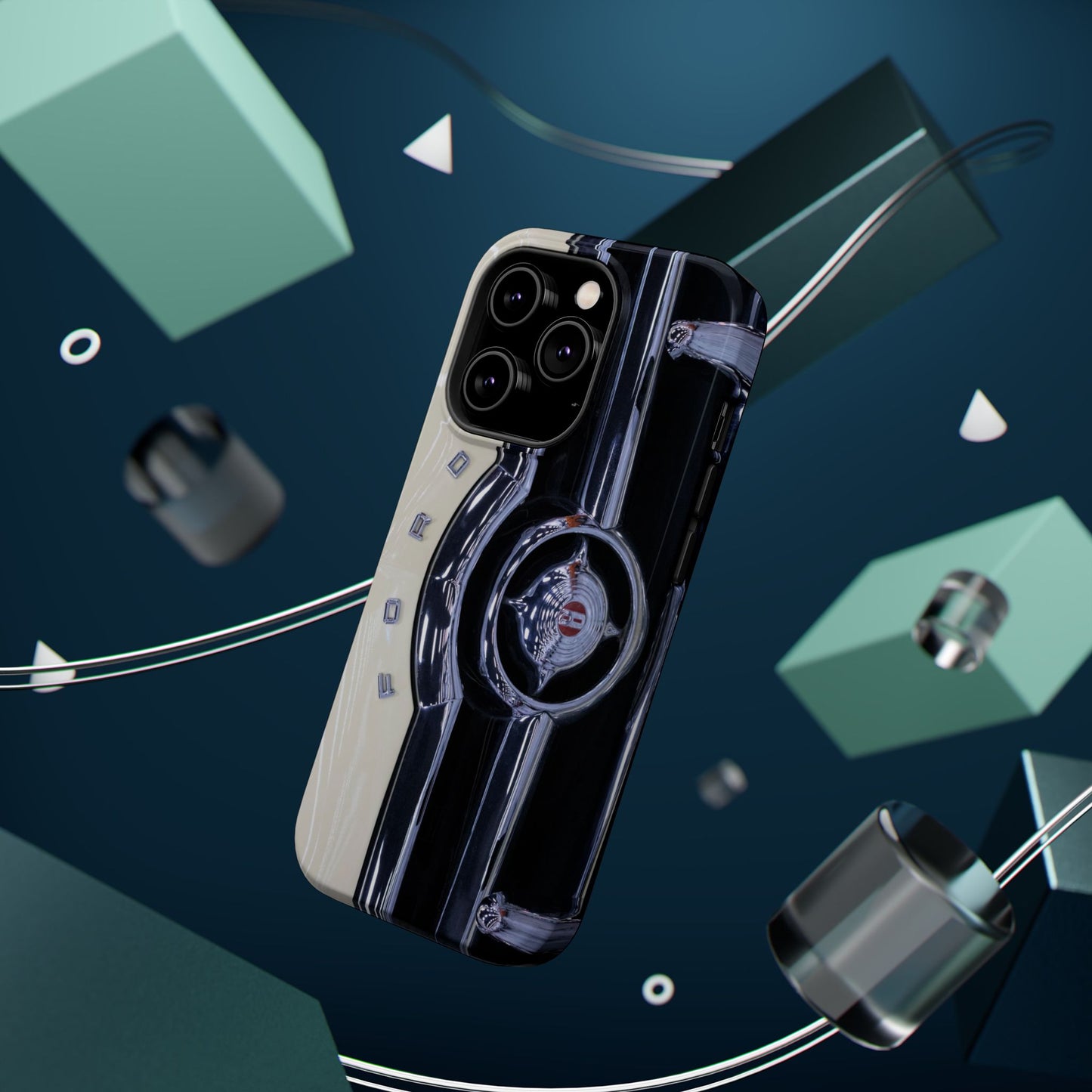 Vintage Car Magnetic Tough iPhone Cases - Automotive Lover's Phone Covers, Gift for Car Enthusiasts, Classic Car Accessories, Unique Phone