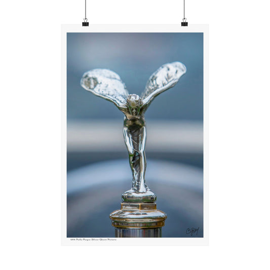 Vintage Car Matte Vertical Posters, Rolls-Royce Silver Ghost Riviera Print, Home Decor Wall Art, Classic Car Lover Gift, Antique Vehicle