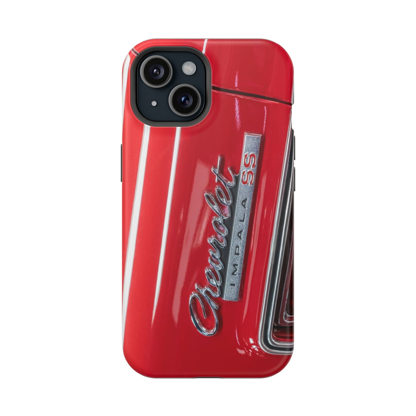 Magnetic Tough Cases, Chevrolet Impala SS classic muscle car logo badge, Protective Phone Cover, Vintage Car Lover Gift, Custom Phone Case,