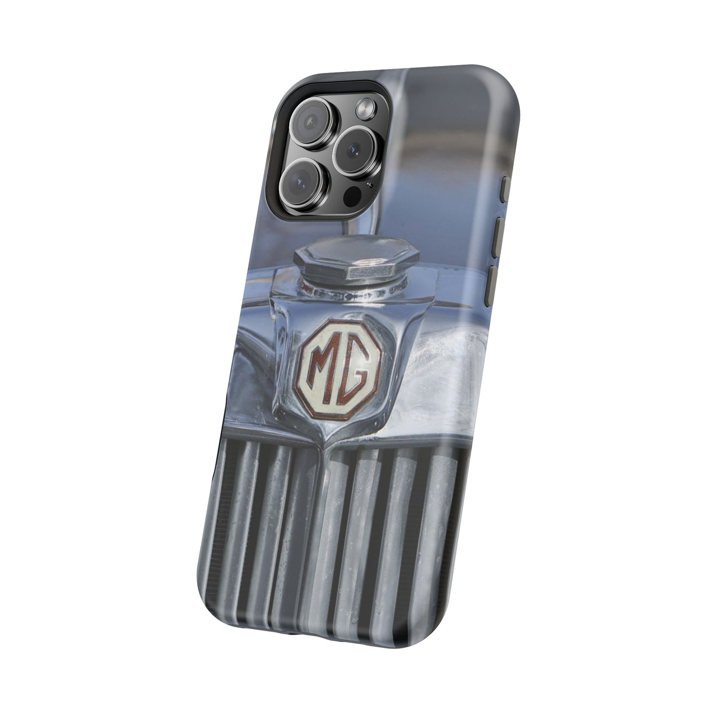 iPhone Case, 1953 MG TD Classic Sports Car Magnetic Tough Case, Vintage Car Gift, Car Enthusiast Phone Cover, Vehicle Lover Tech Accessory,