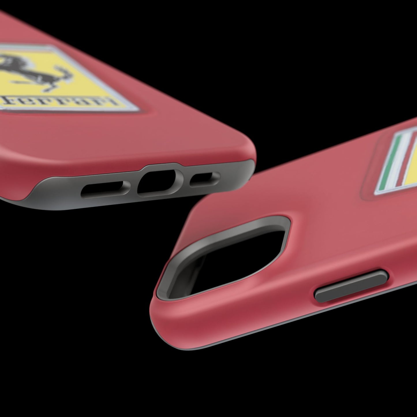 Magnetic iPhone Cases, Legendary Ferrari Badge Design, Tough Phone Case, Protective Cover, Custom Smartphone Shell, Unique Mobile Accessory