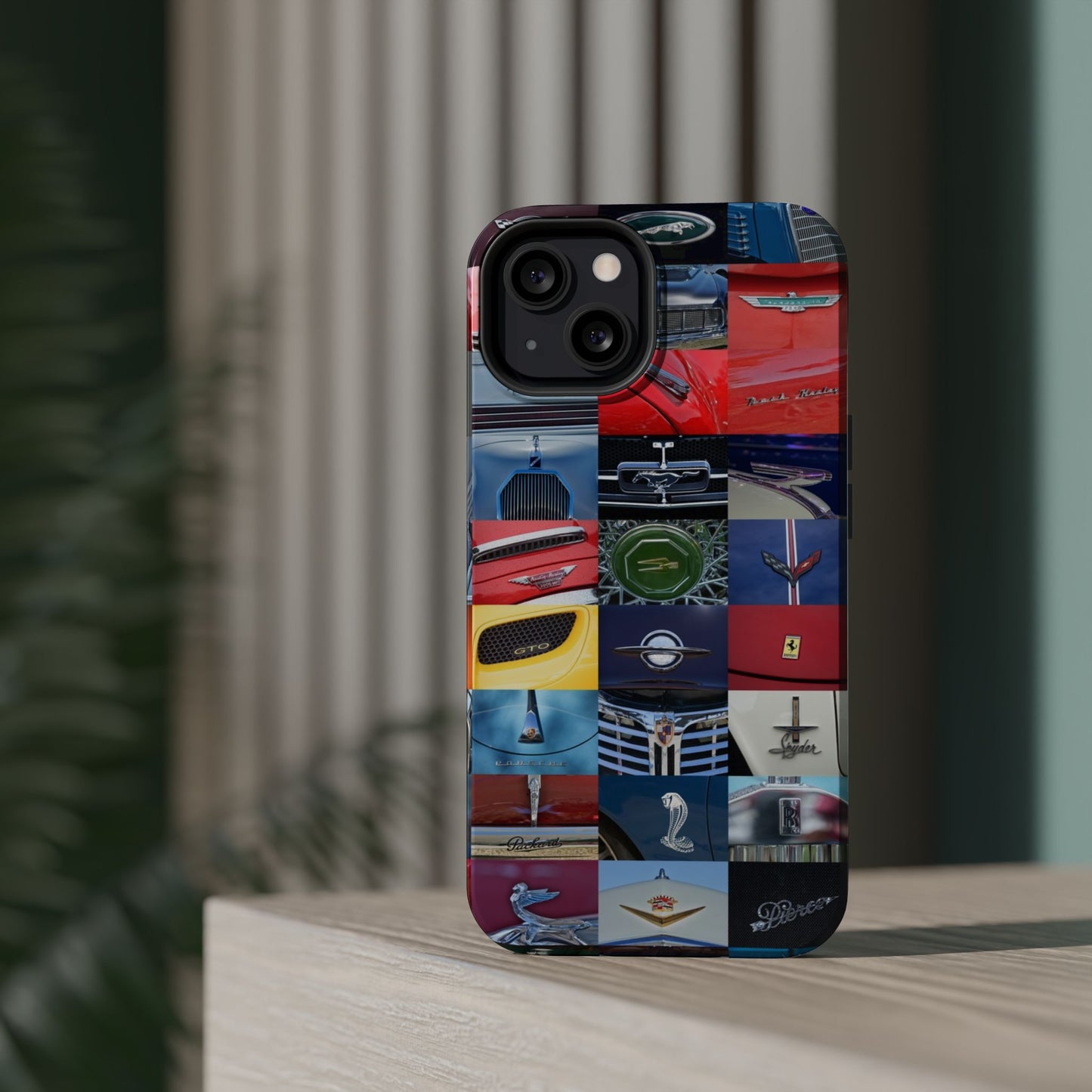 Magnetic Tough Cases, Muscle Car Logo Badges, Classic Car Details - iPhone Accessories, Protective Cover, Vehicle Enthusiast Gift, Car Lover