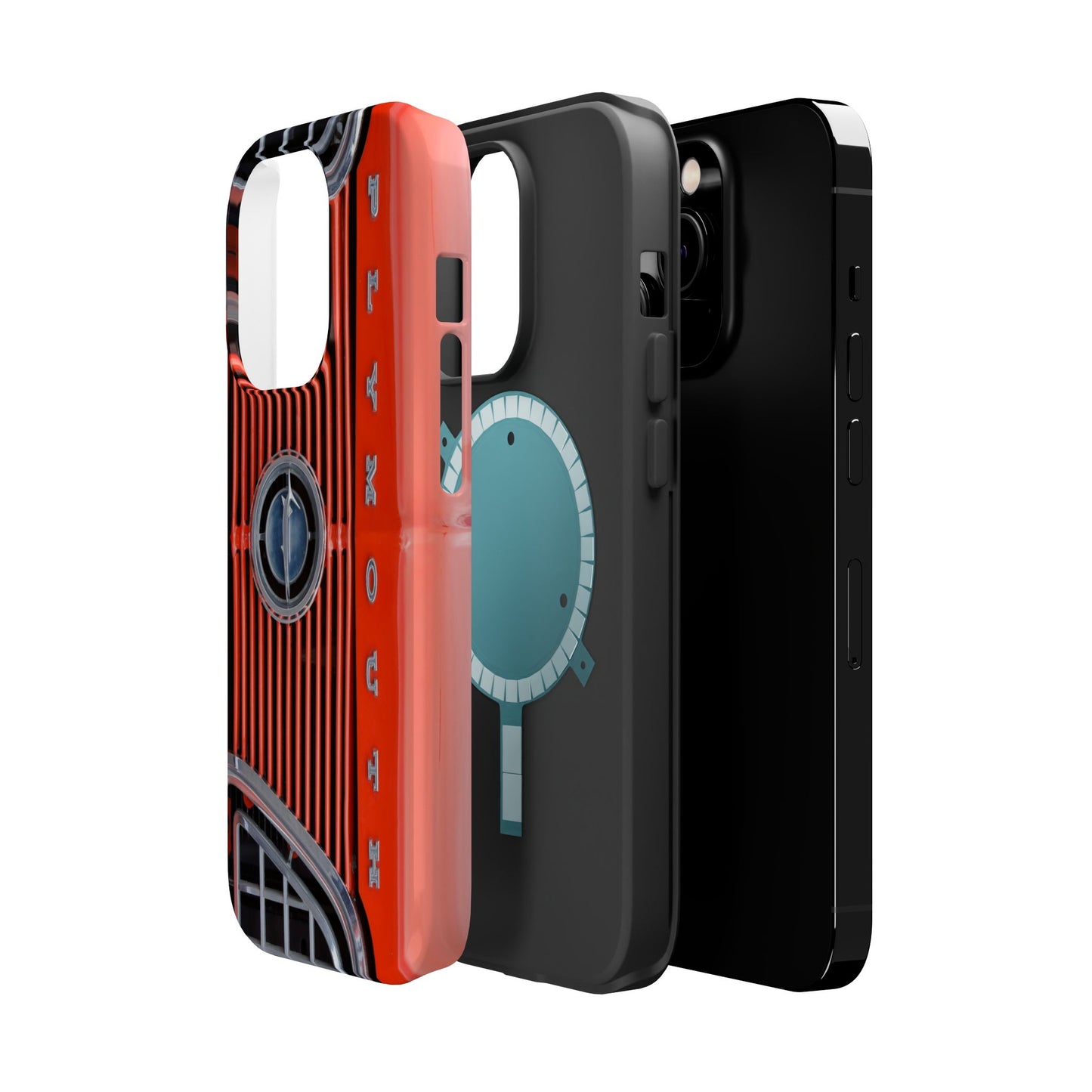 Car Enthusiast Phone Case, Muscle Car Lover Gift, Automotive Grill Design, Auto Fan Accessory, Vehicle Logo Cover, Retro Classic Car