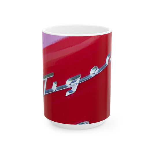 Classic Sunbeam Tiger Sports Car Logo Badge, Gift for Car Lovers, Gift for Him, Ceramic Mug, Unique Collectible, 11oz and 15oz Options