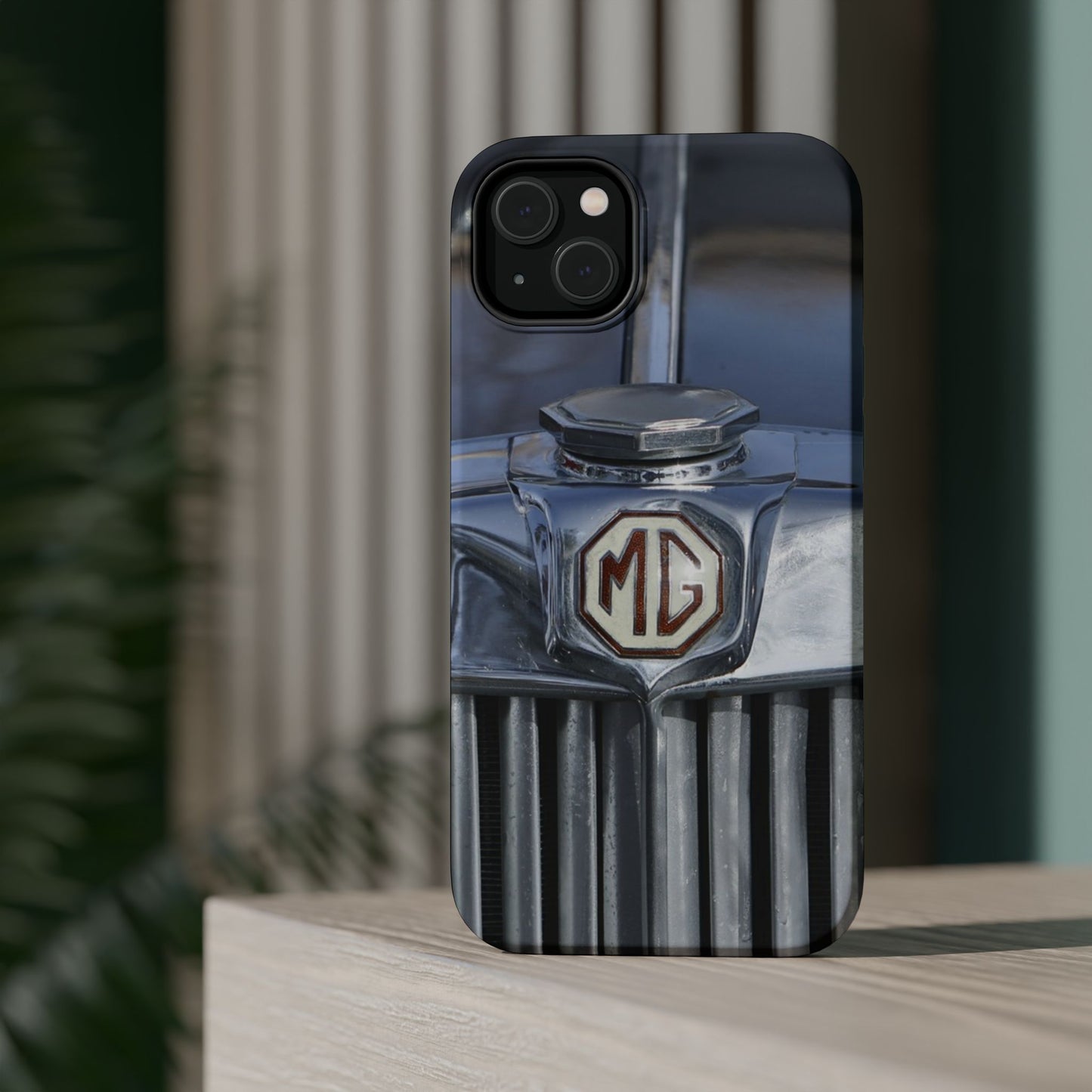 iPhone Case, 1953 MG TD Classic Sports Car Magnetic Tough Case, Vintage Car Gift, Car Enthusiast Phone Cover, Vehicle Lover Tech Accessory,