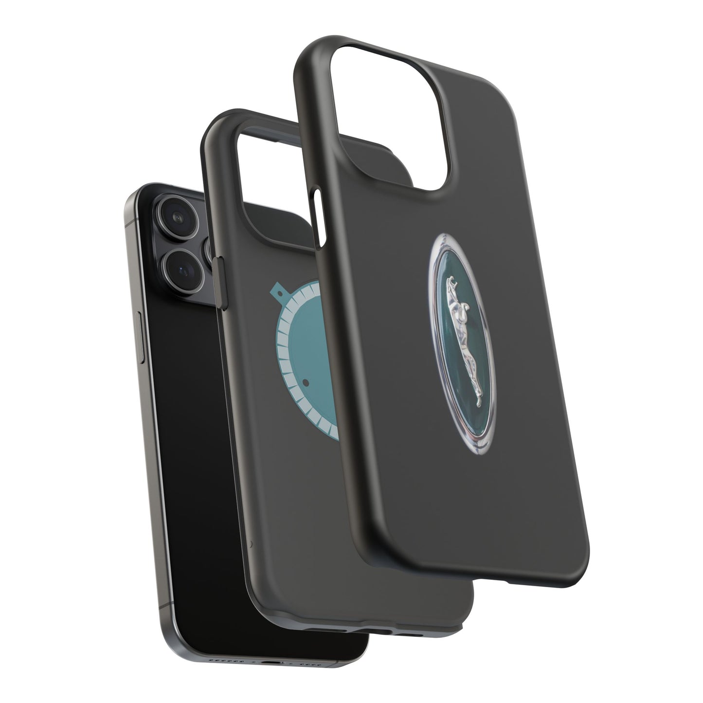 Magnetic Tough Cases, Classic Jaguar 'Leaper' Car Badge, Car Lover Gift, Protective iPhone Cover, Unique Design, Automotive Enthusiast