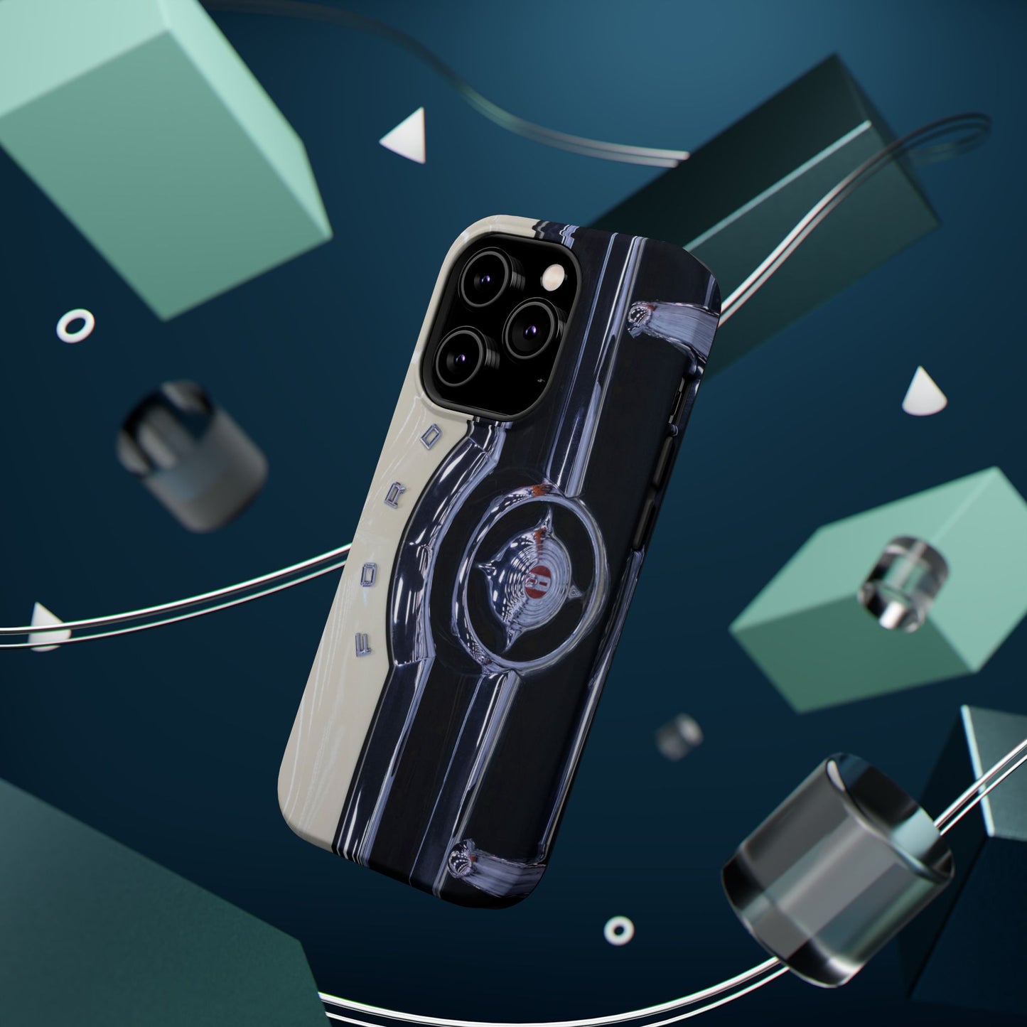 Vintage Car Magnetic Tough iPhone Cases - Automotive Lover's Phone Covers, Gift for Car Enthusiasts, Classic Car Accessories, Unique Phone