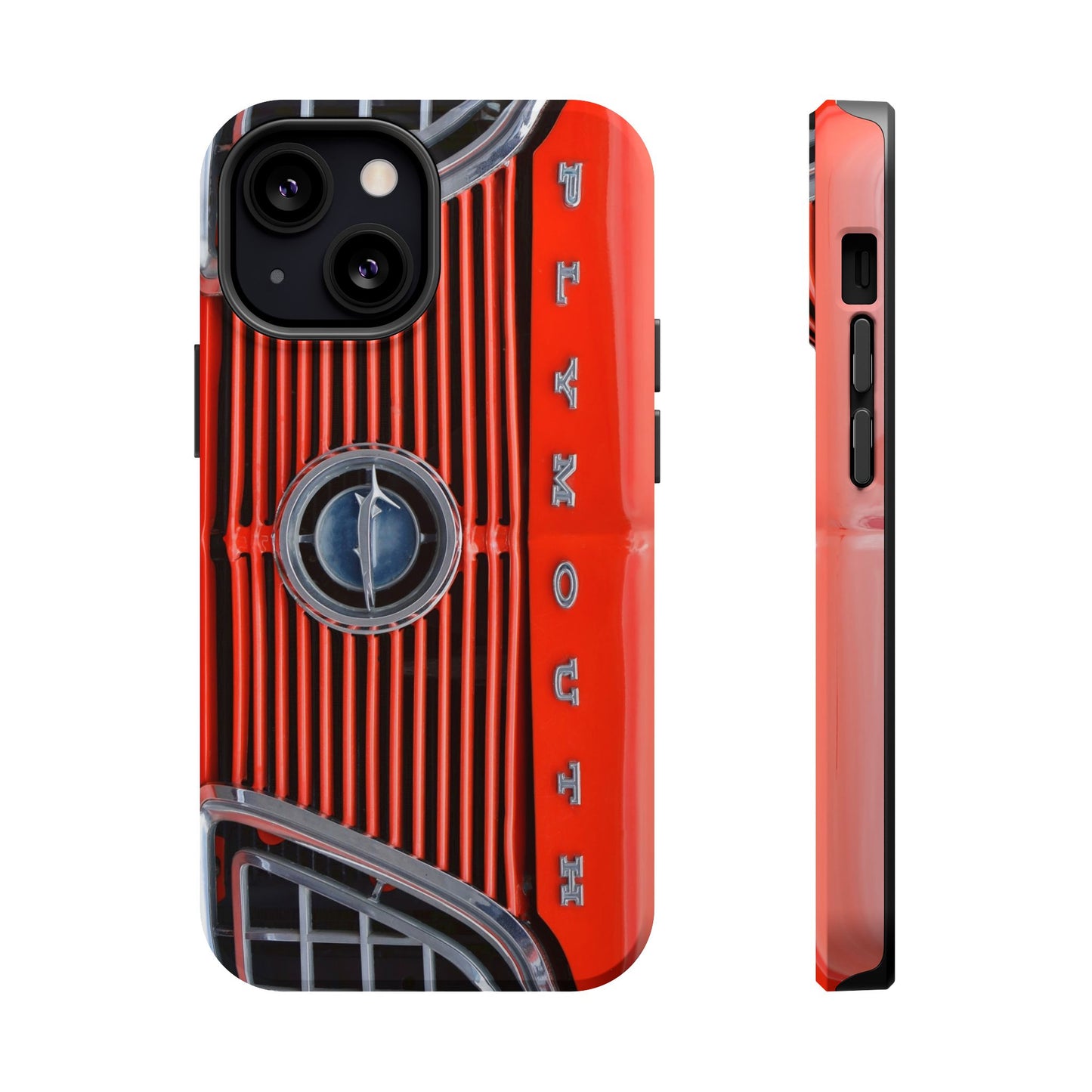Car Enthusiast Phone Case, Muscle Car Lover Gift, Automotive Grill Design, Auto Fan Accessory, Vehicle Logo Cover, Retro Classic Car