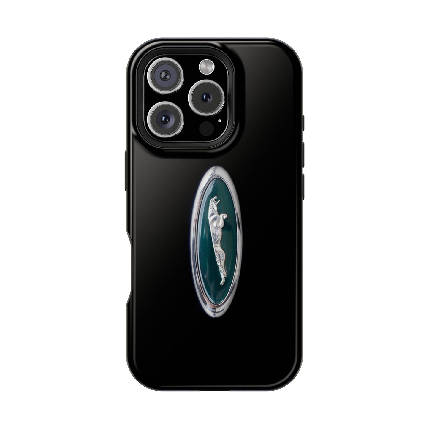 Magnetic Tough Cases, Classic Jaguar 'Leaper' Car Badge, Car Lover Gift, Protective iPhone Cover, Unique Design, Automotive Enthusiast